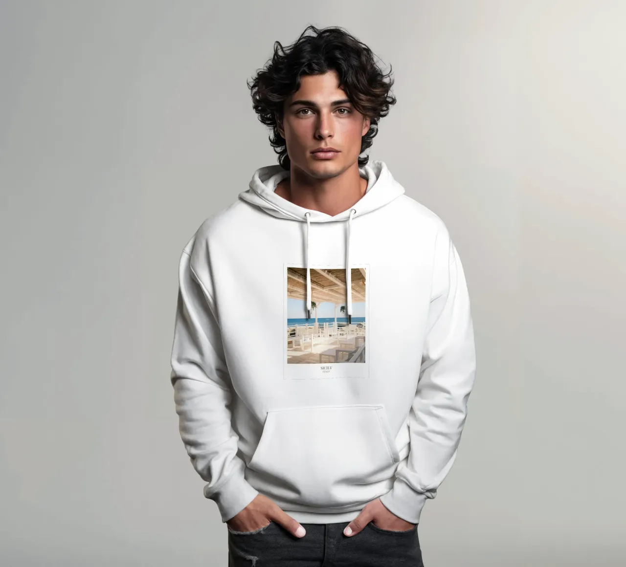 Sicily II: Italy felpa con cappuccio da FujiFrames