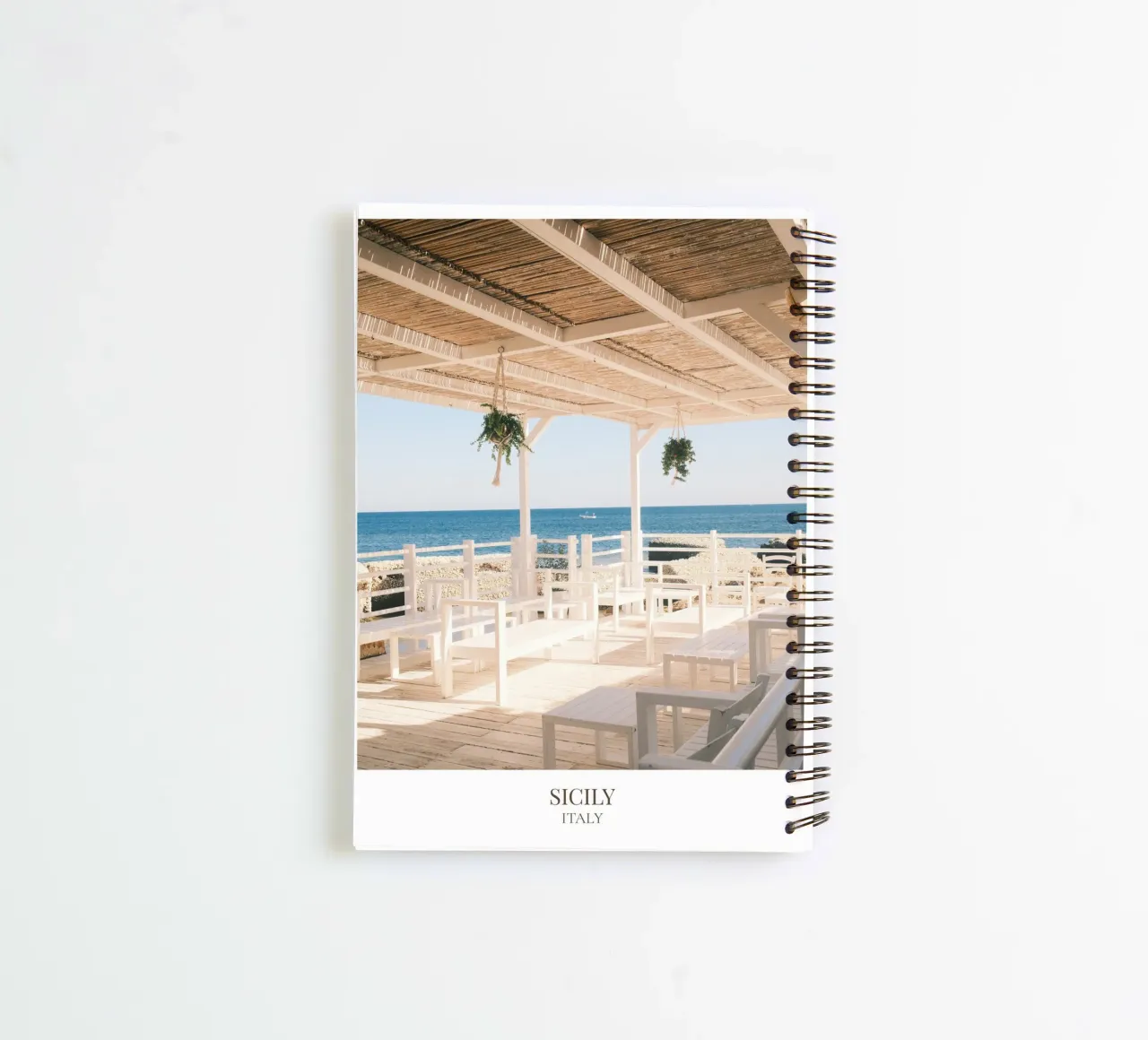 Sicily II: Italy spiral notebook by FujiFrames