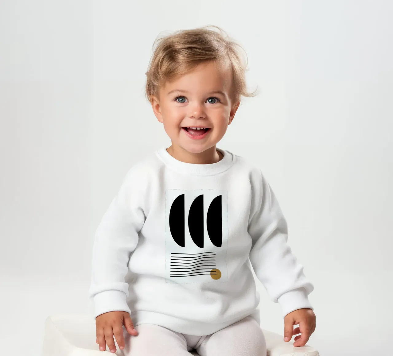 Mid Century Study No 13 baby sweatshirt by Froilein Juno