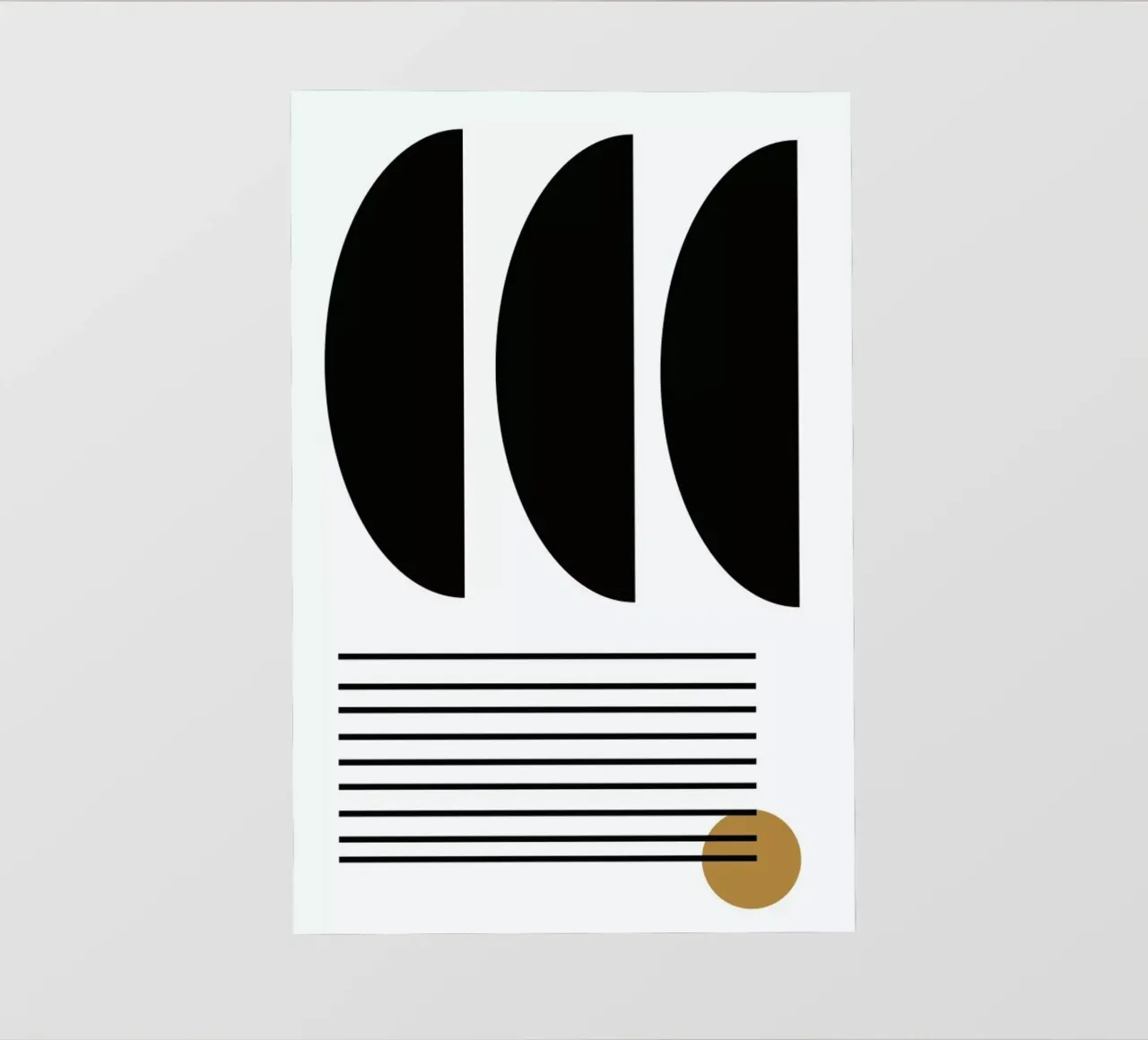 Mid Century Study No 13 telo in pvc da Froilein Juno