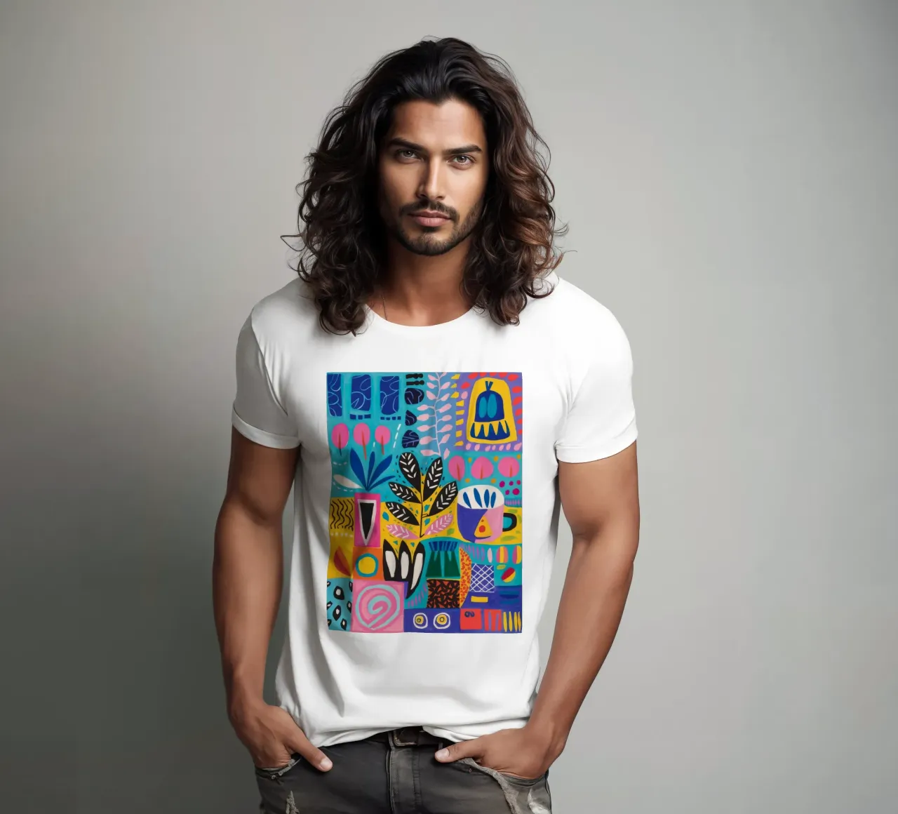 Armonia della natura modellata t-shirt da Zep Layers
