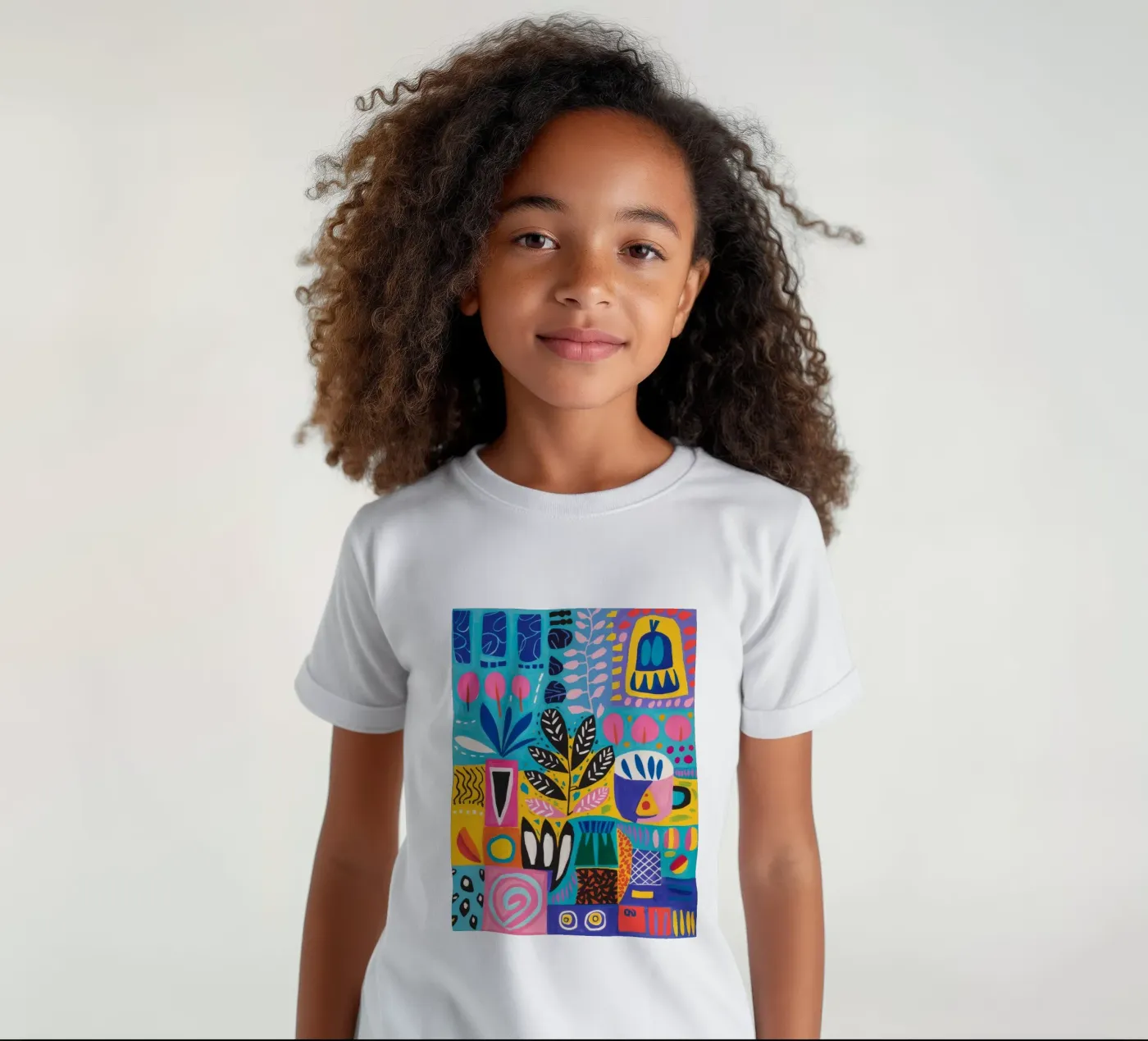 Patterned Nature Harmony Kinder T-Shirt von Zep Layers