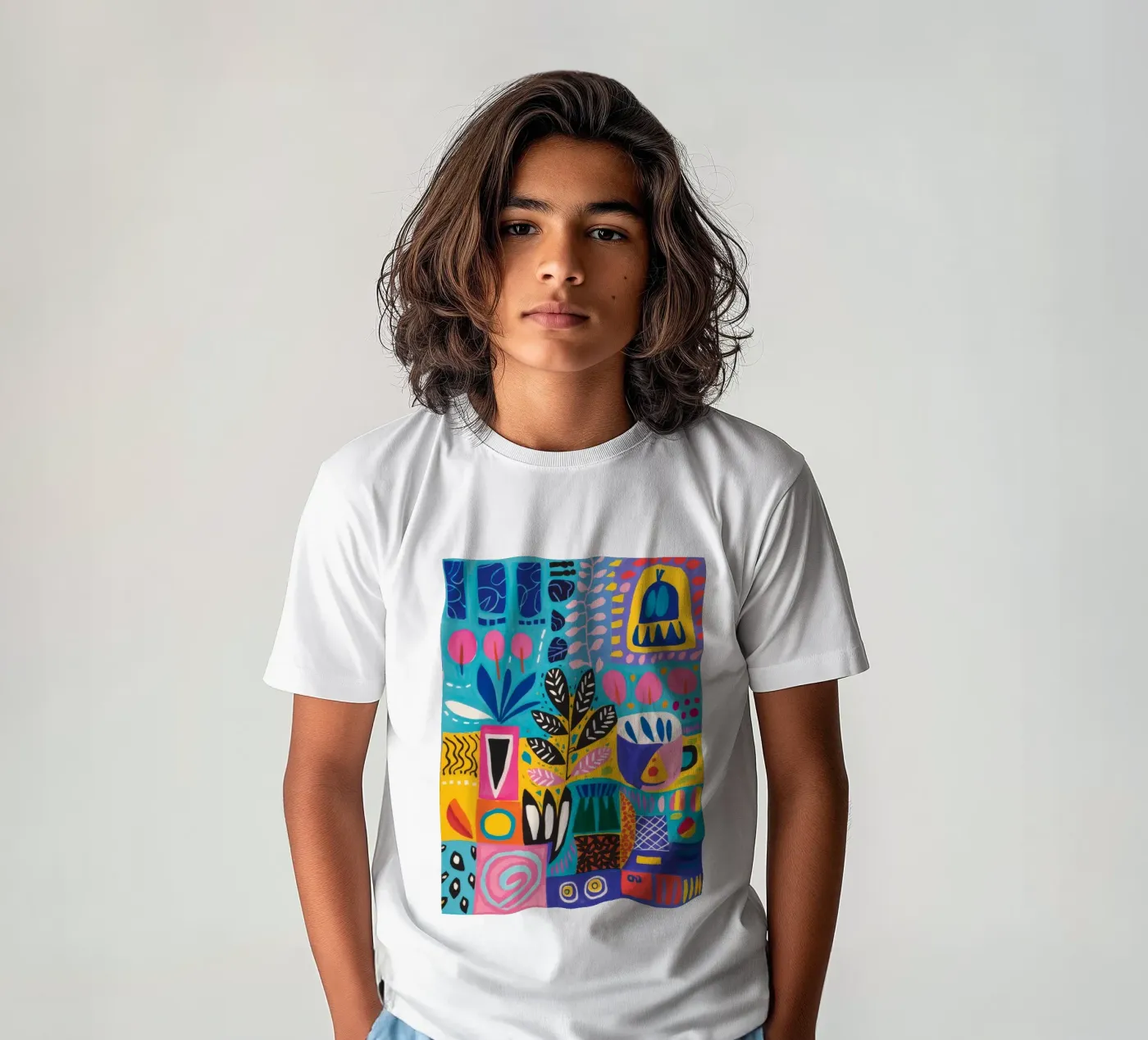 Patterned Nature Harmony Kinder T-Shirt von Zep Layers