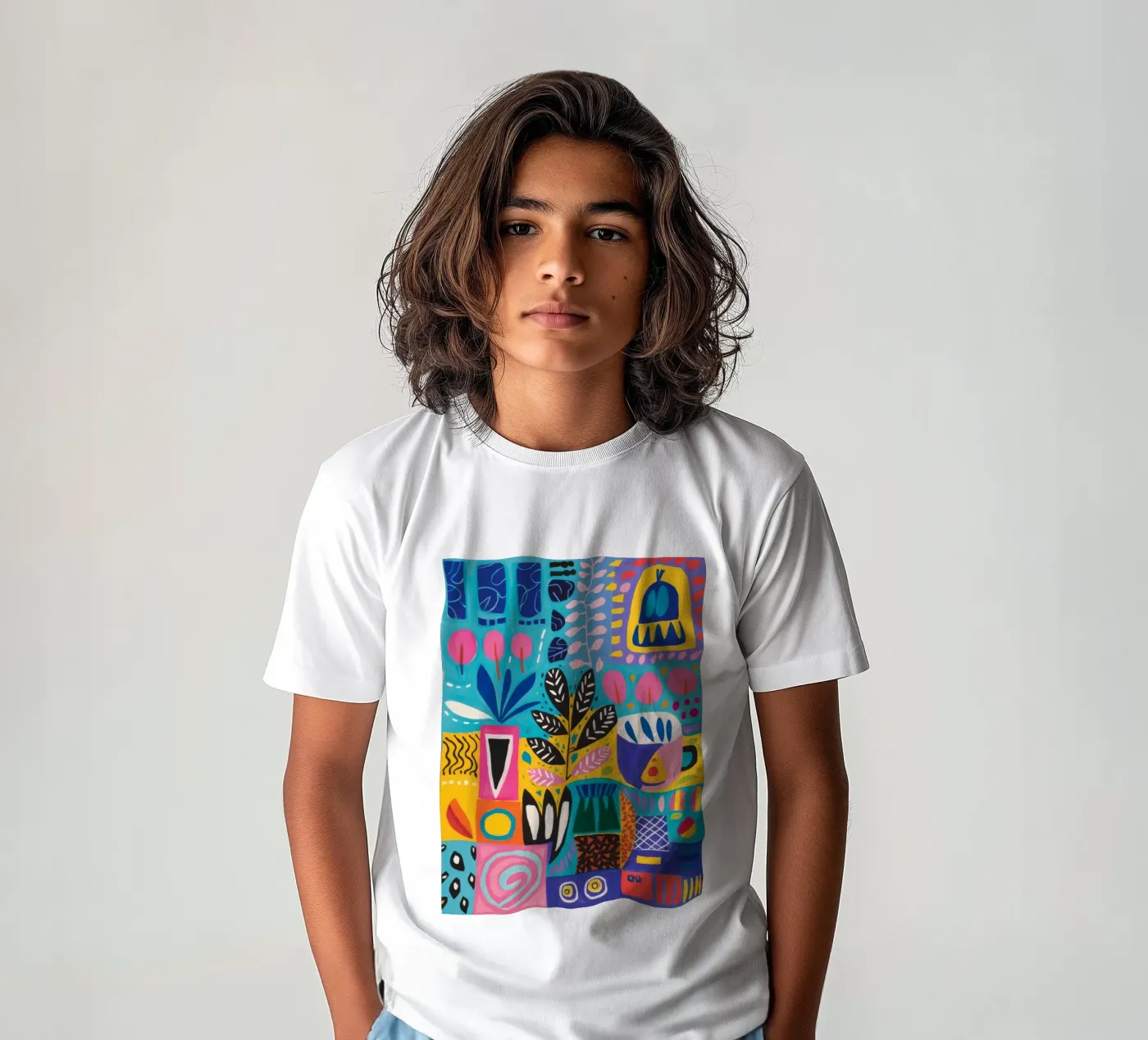 Patterned Nature Harmony Kinder T-Shirt von Zep Layers