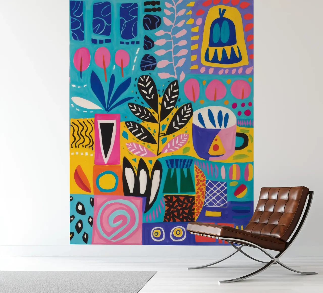 Patterned Nature Harmony fotobehang van Zep Layers