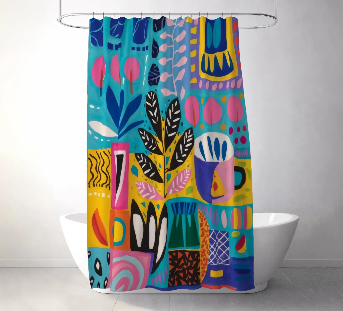 Patterned Nature Harmony Duschvorhang von Zep Layers