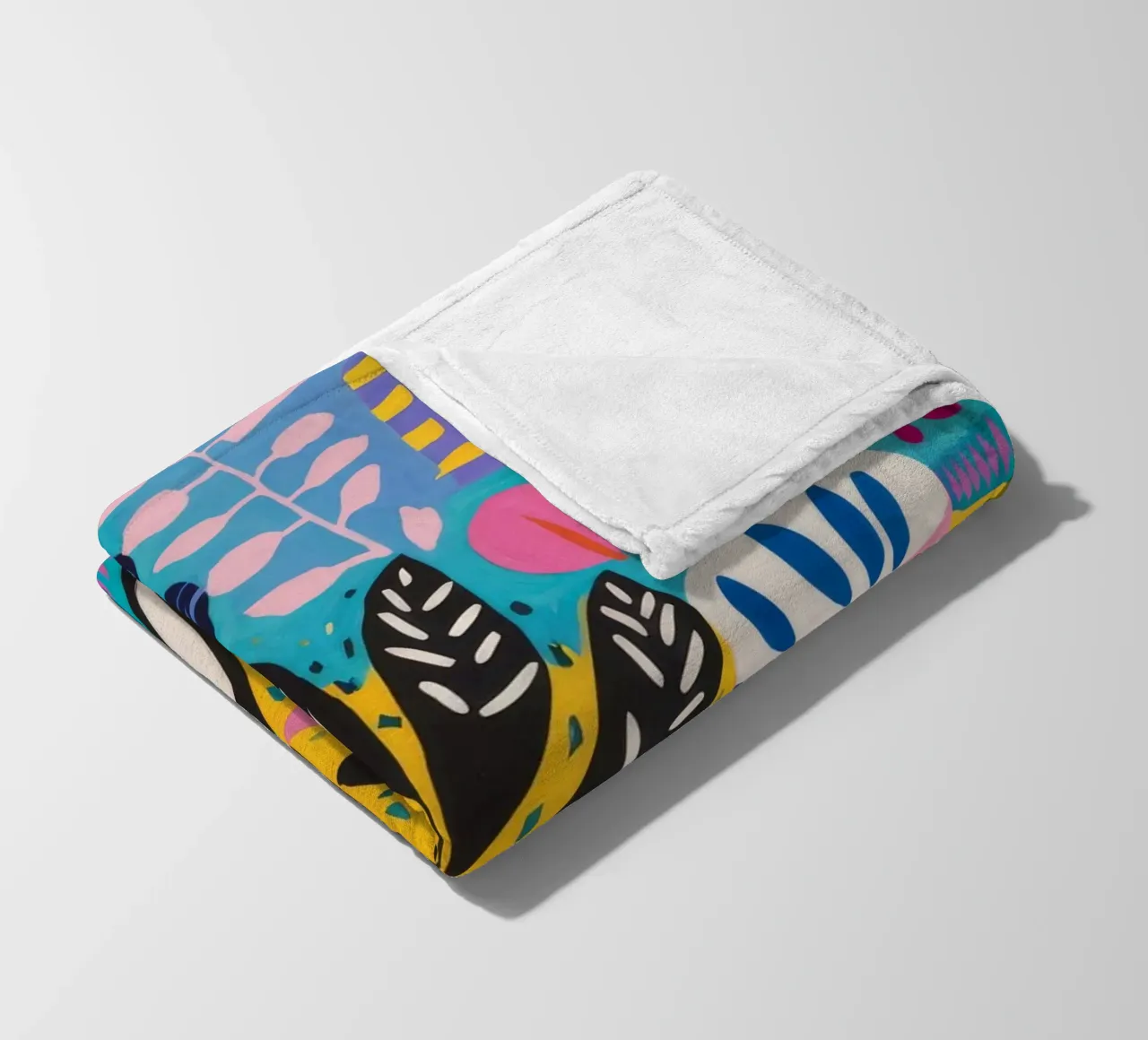 Gemusterte Natur Harmonie Fleecedecke von Zep Layers