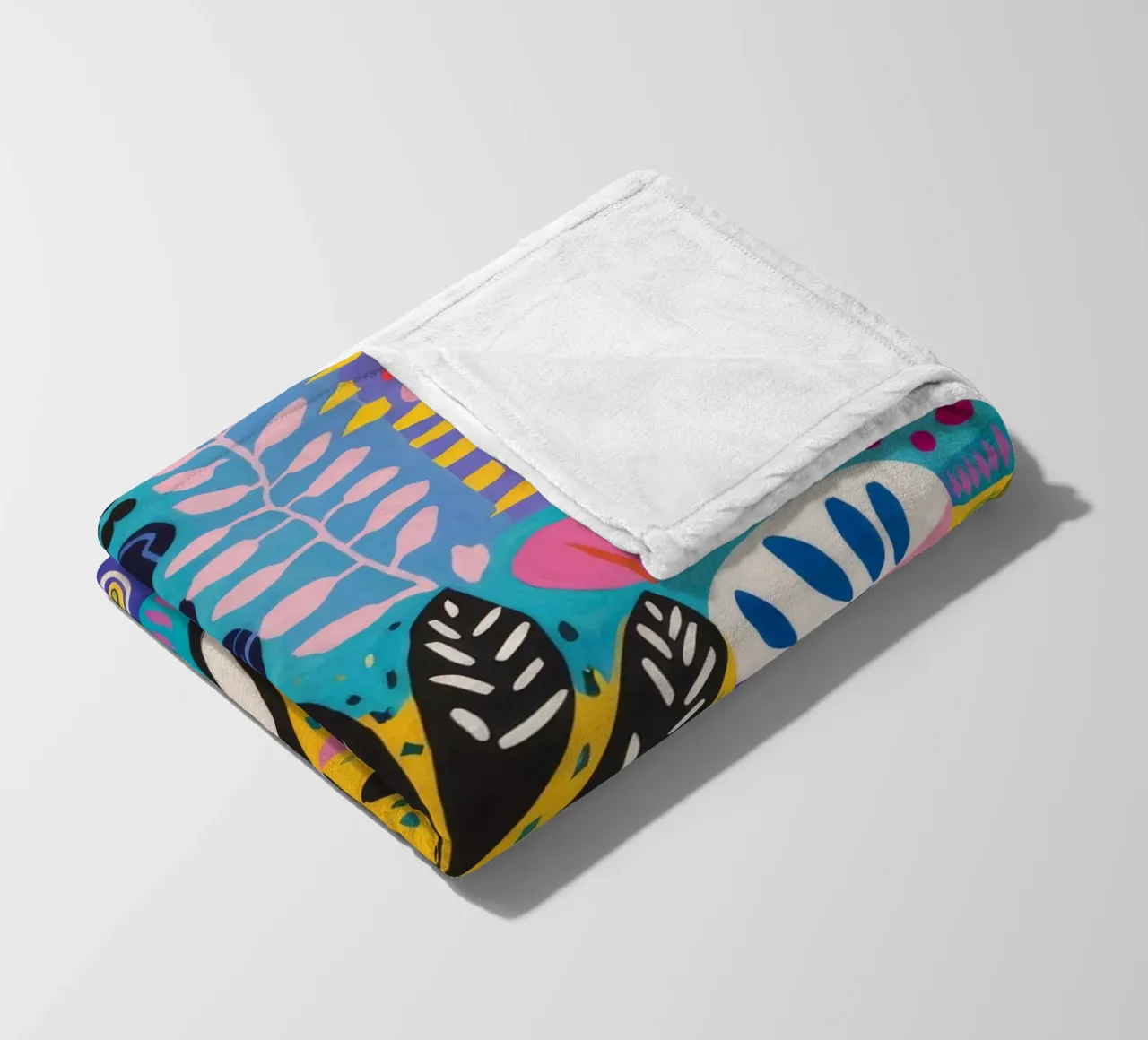 Gemusterte Natur Harmonie Fleecedecke von Zep Layers