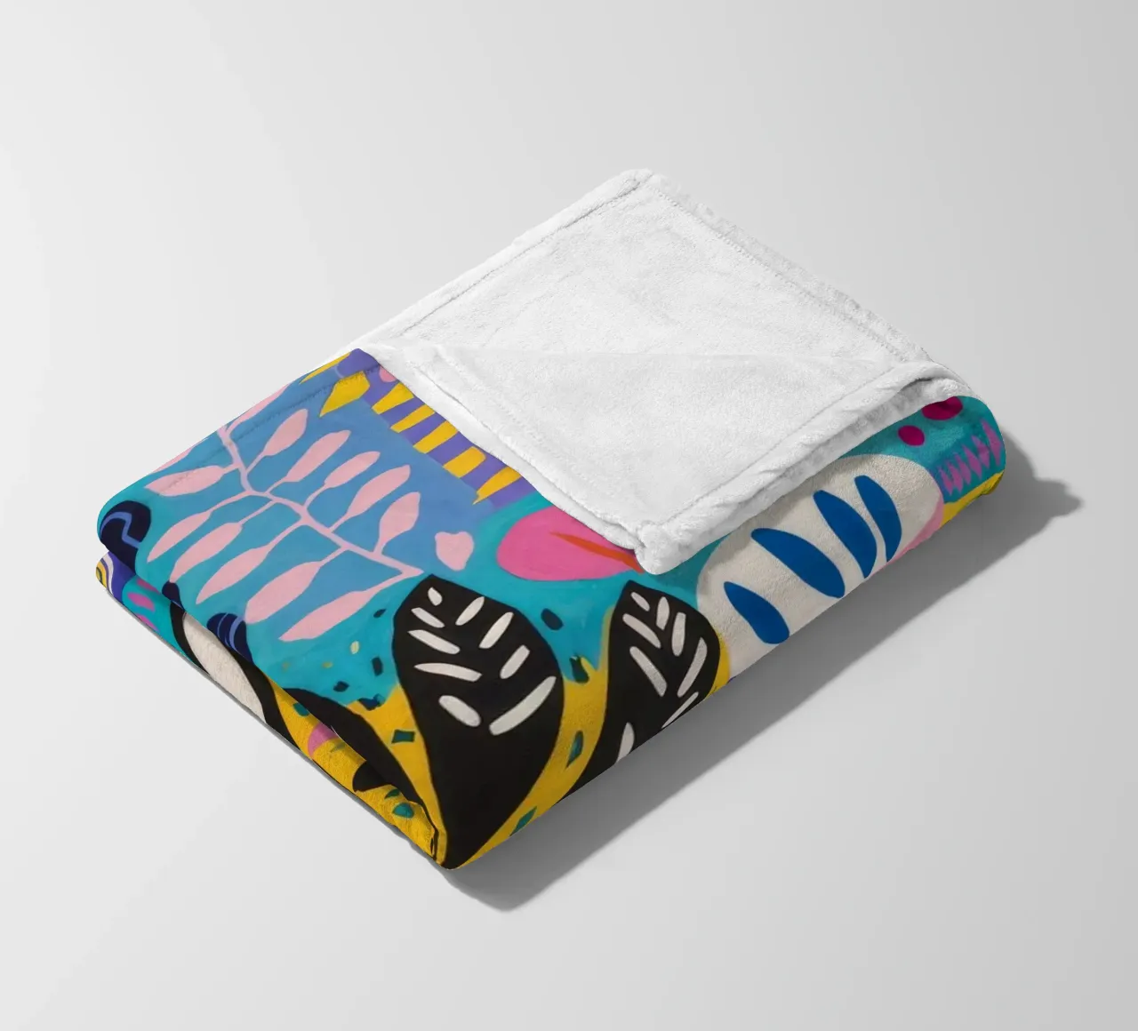 Gemusterte Natur Harmonie Fleecedecke von Zep Layers