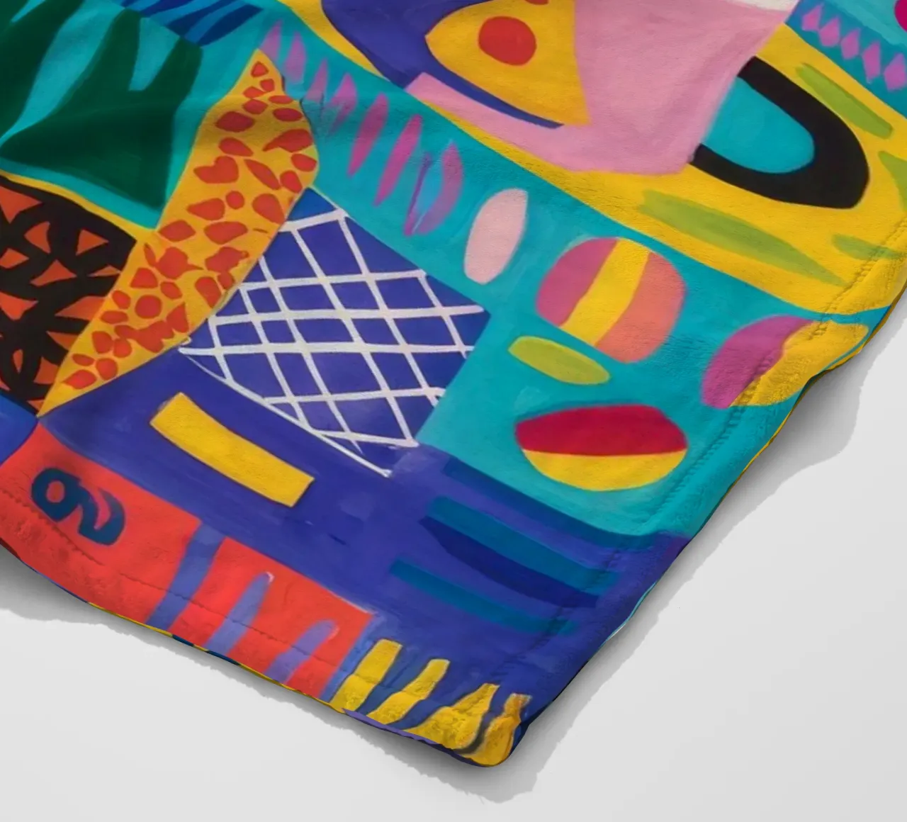 Gemusterte Natur Harmonie Fleecedecke von Zep Layers