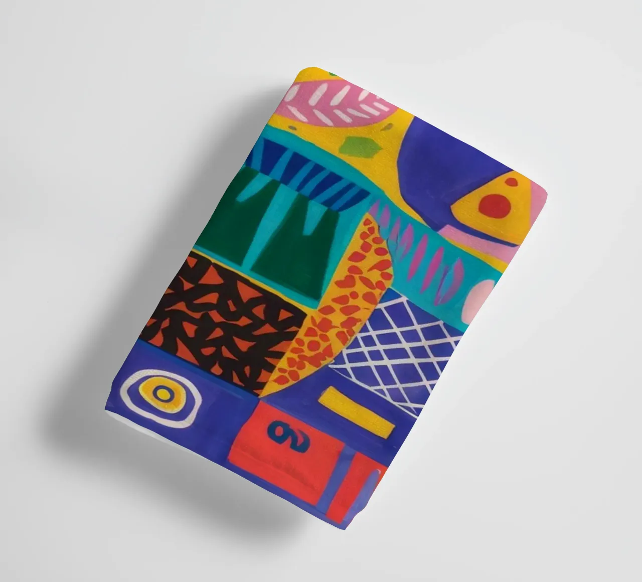 Gedessineerde natuur harmonie badhanddoek van Zep Layers