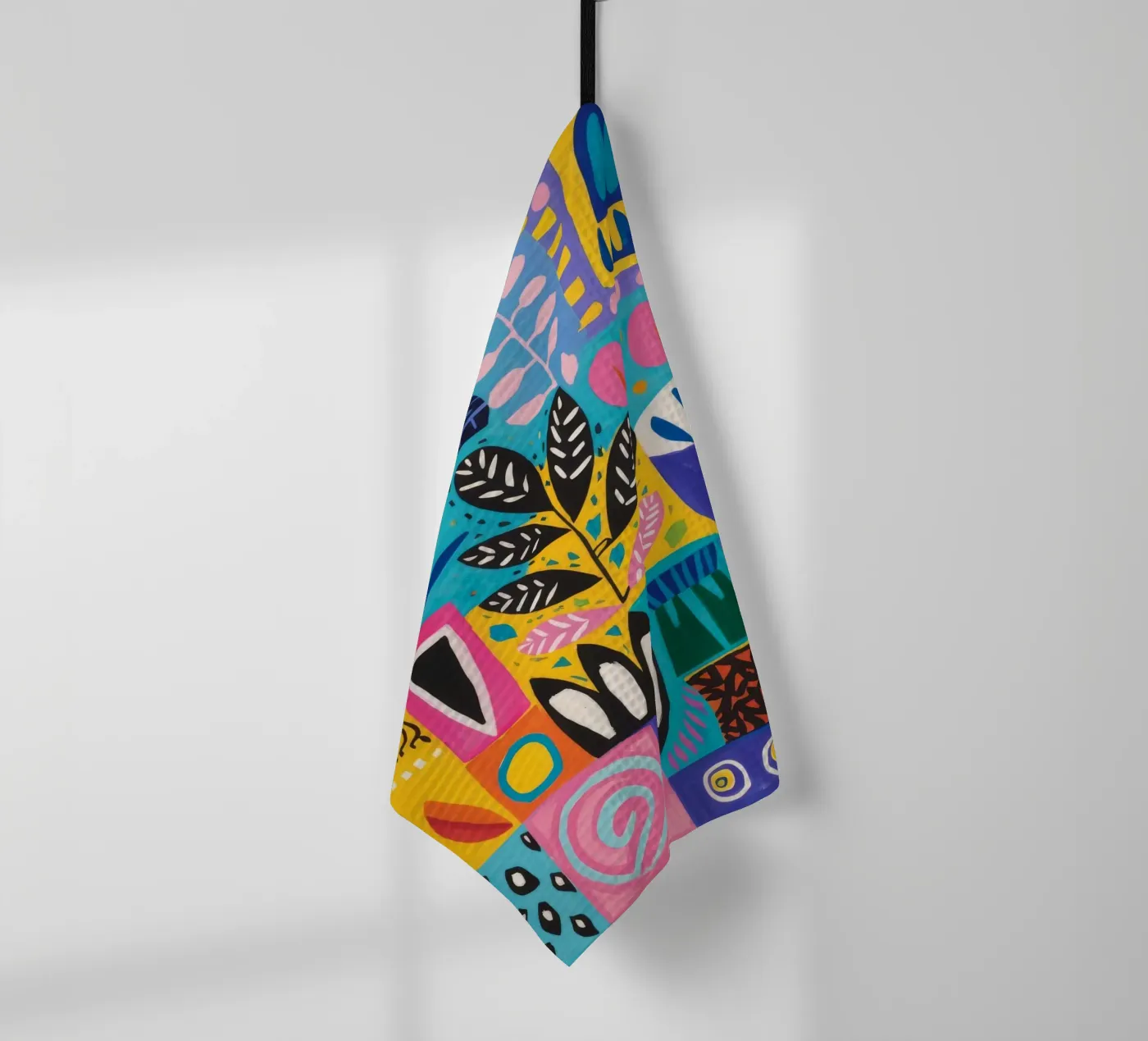 Patterned Nature Harmony tea towel by Zep Layers