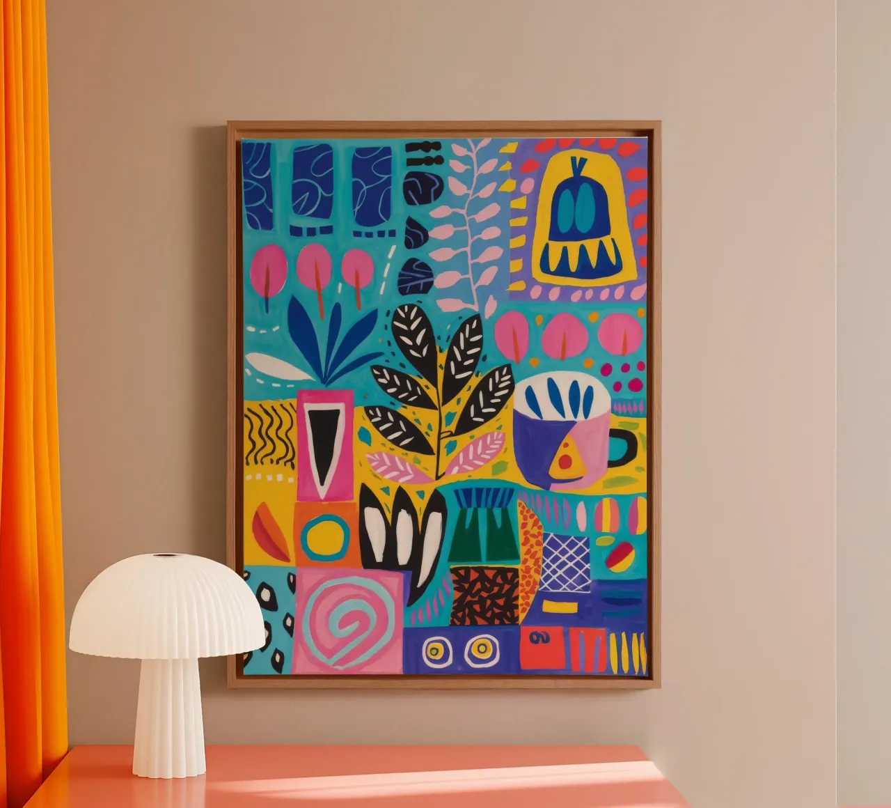 Armonia della natura modellata tela da Zep Layers