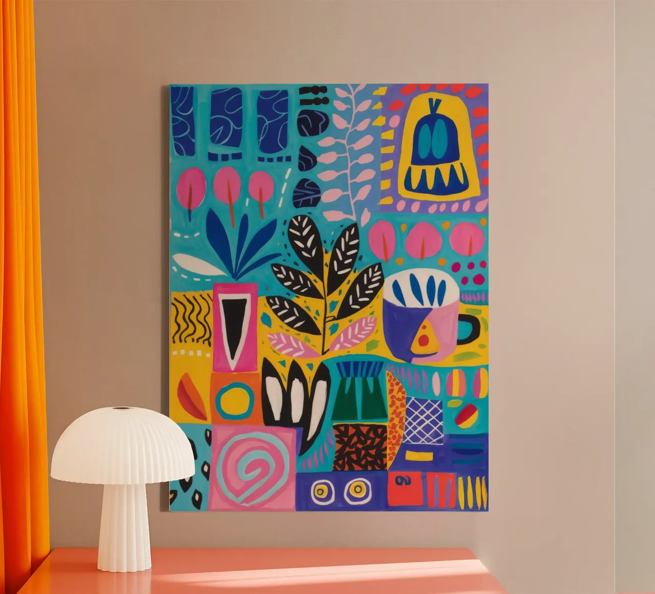 Armonia della natura modellata tela da Zep Layers