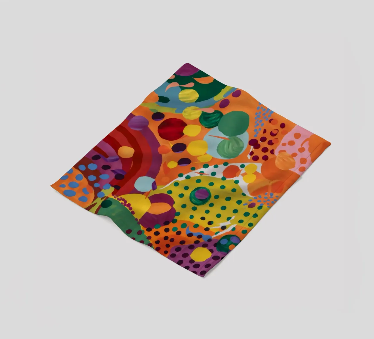 Bubble Bloom Festival fleece blanket by Zep Layers