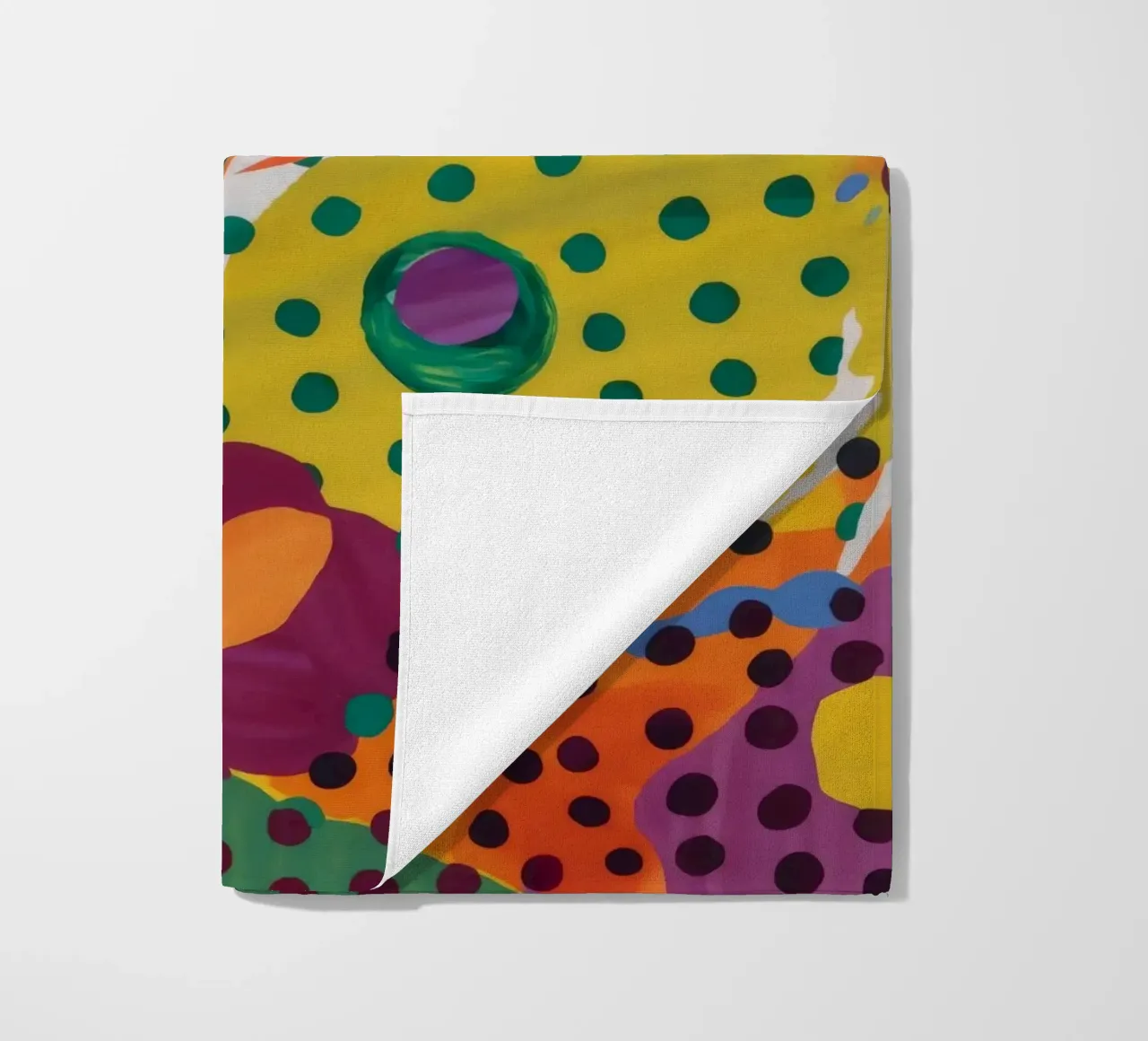 Bubble Bloom Festival beach towel by Zep Layers