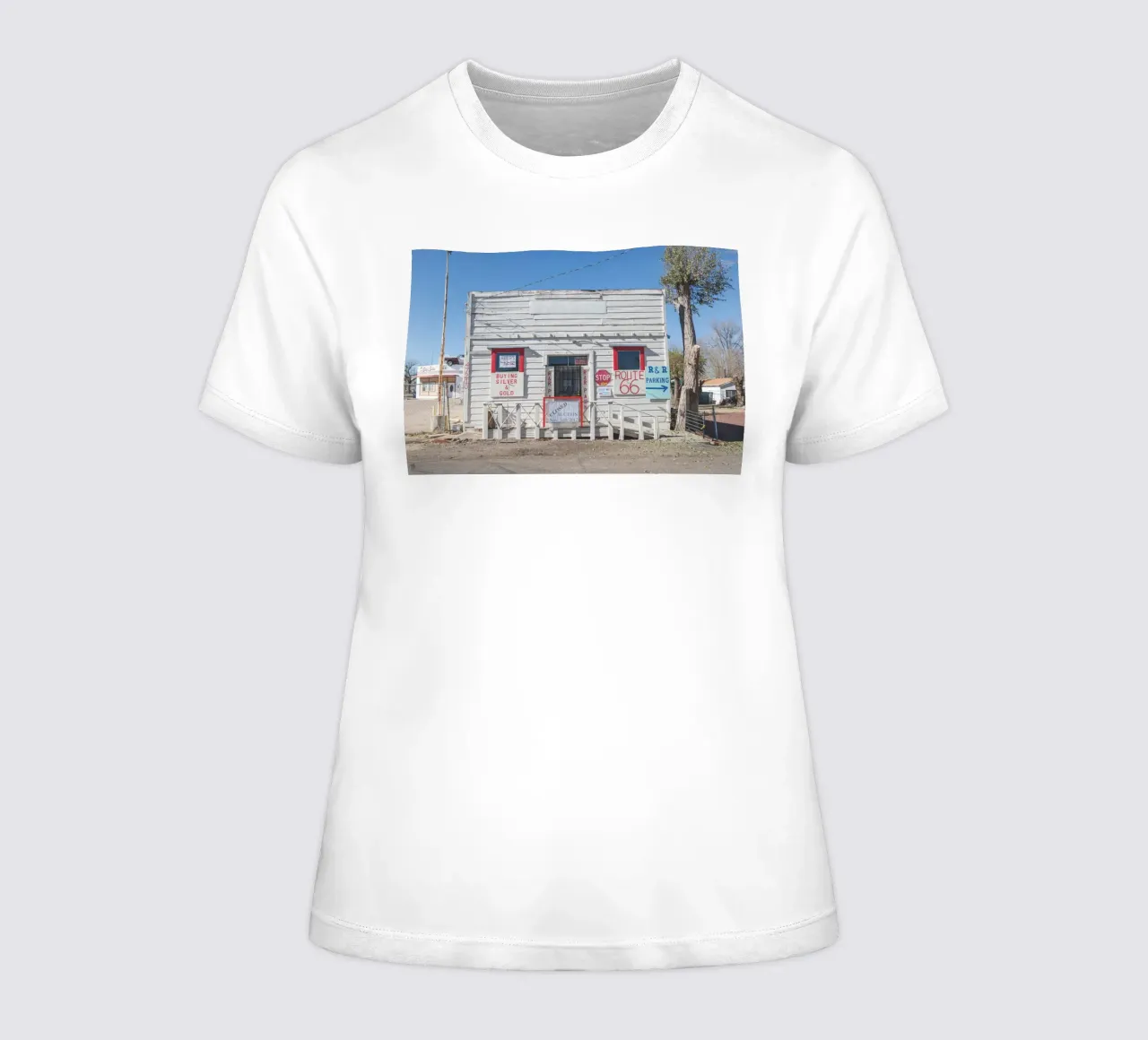 R and R Ash Fork t-shirt da donna da Dave Hare Photography