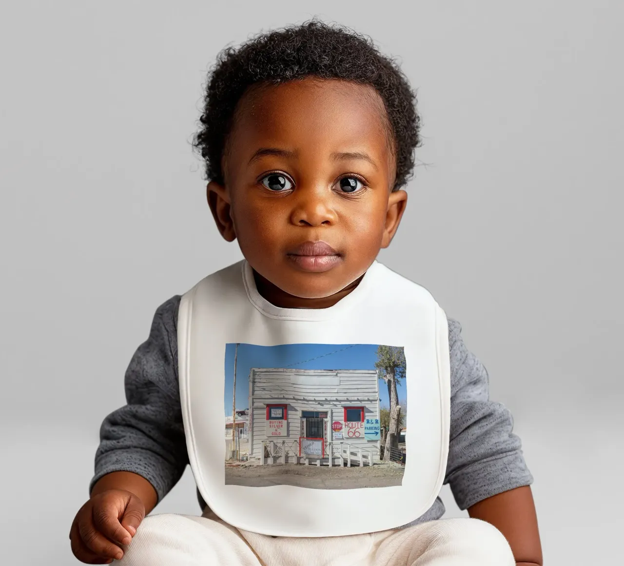 R and R Ash Fork baby bib by Dave Hare Photography