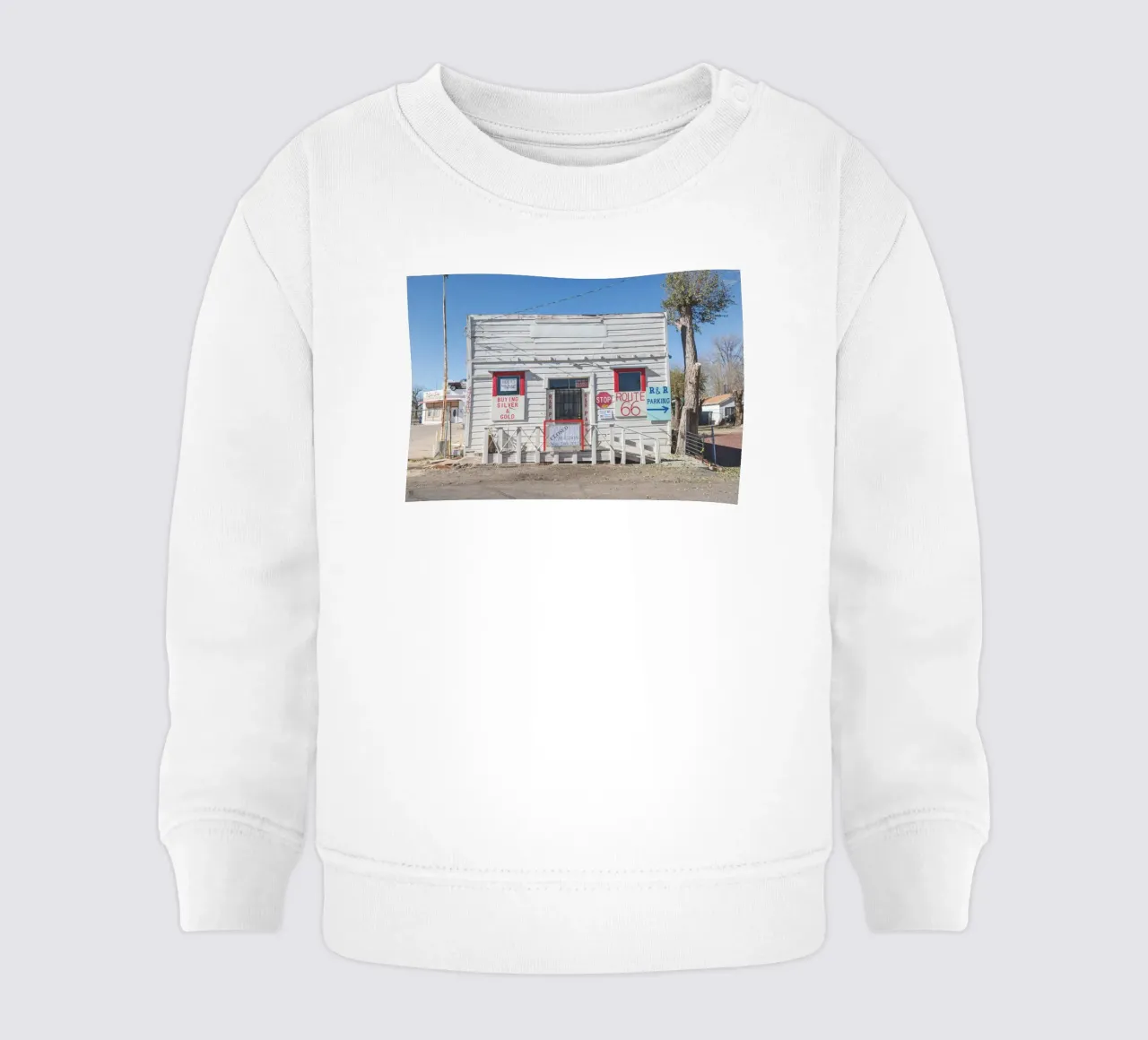 R and R Ash Fork Baby Sweatshirt von Dave Hare Photography