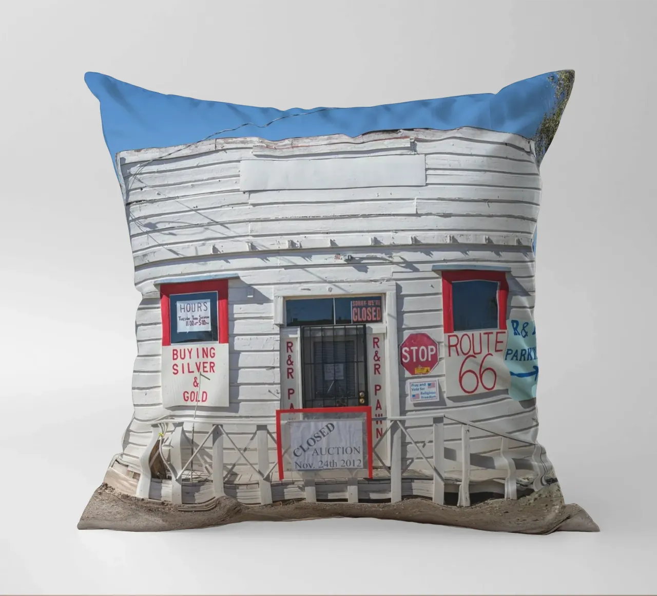 R and R Ash Fork cuscino da Dave Hare Photography