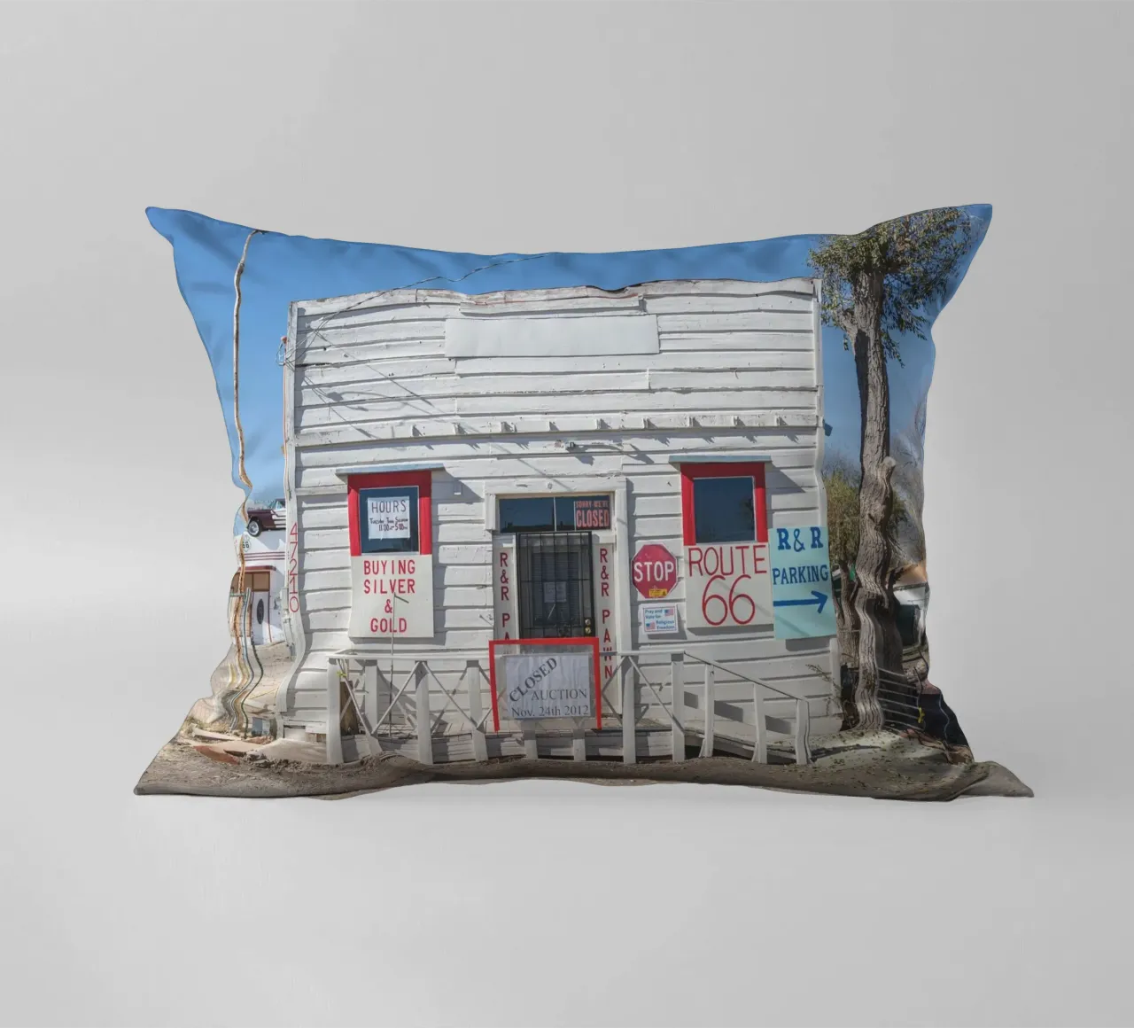 R and R Ash Fork cuscino da Dave Hare Photography