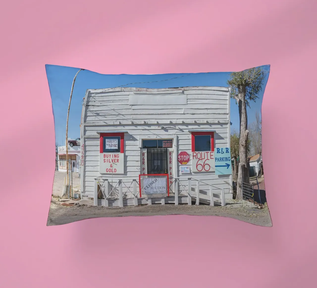 R and R Ash Fork cuscino da Dave Hare Photography