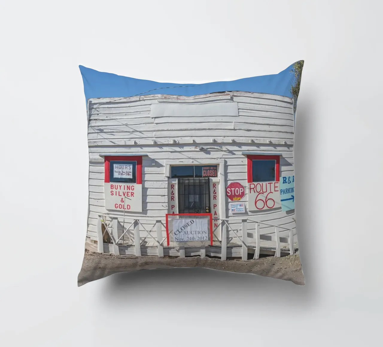 R and R Ash Fork cuscino da Dave Hare Photography