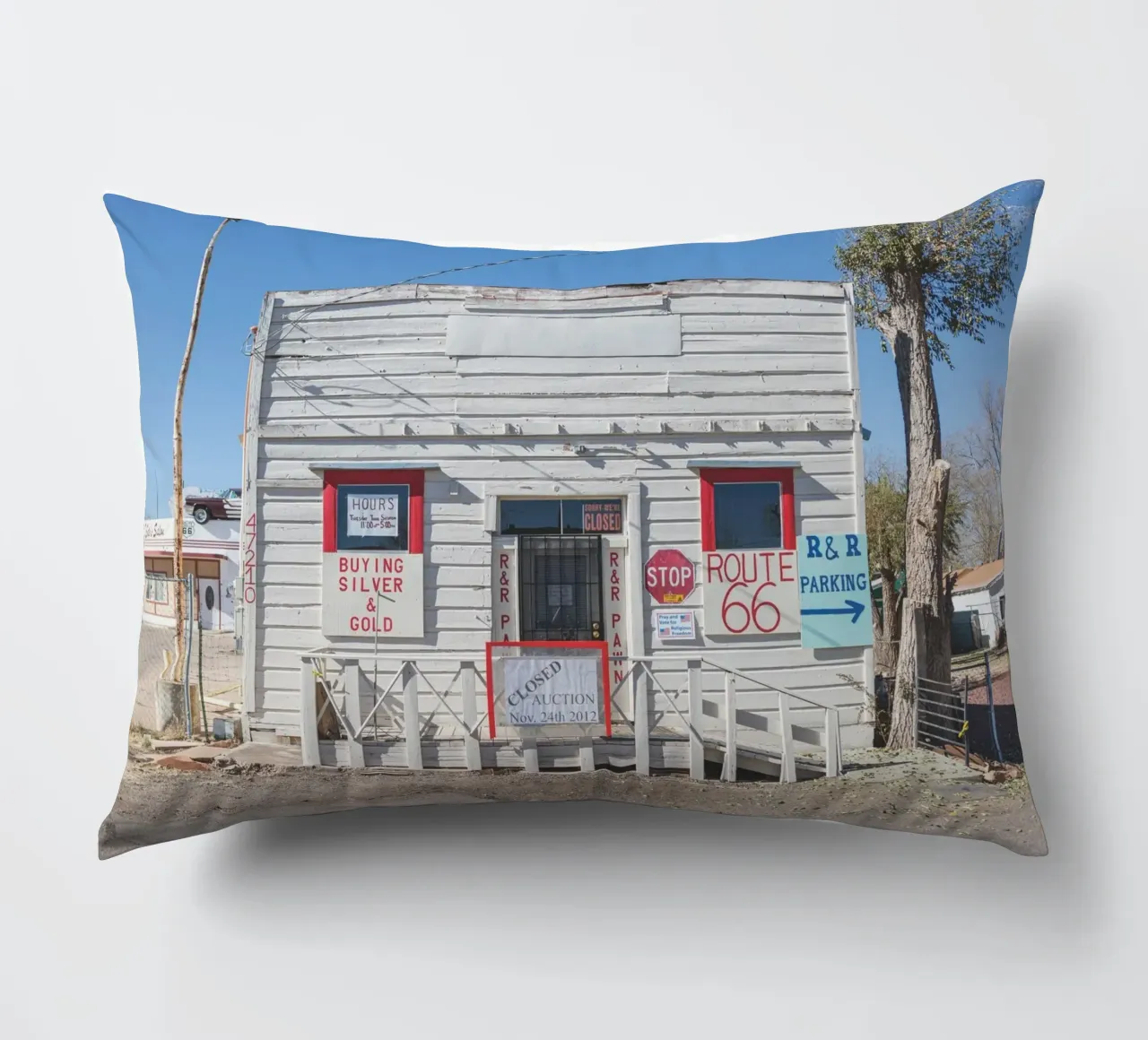 R and R Ash Fork cuscino da Dave Hare Photography