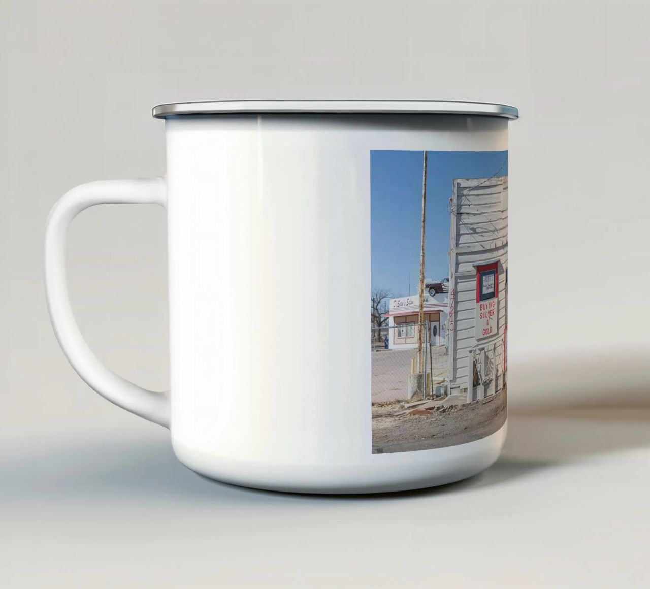 R and R Ash Fork tazza in smalto da Dave Hare Photography