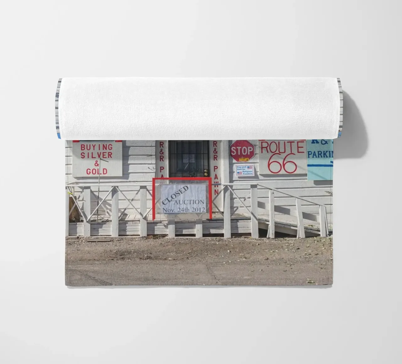 R and R Ash Fork serviette de plage de Dave Hare Photography