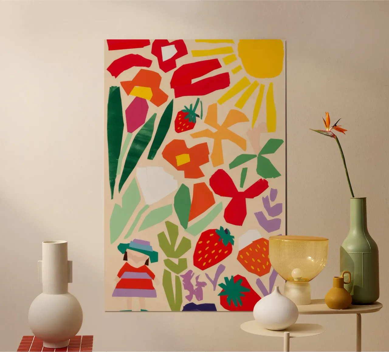 Sunny Garden Parade poster by Zep Layers