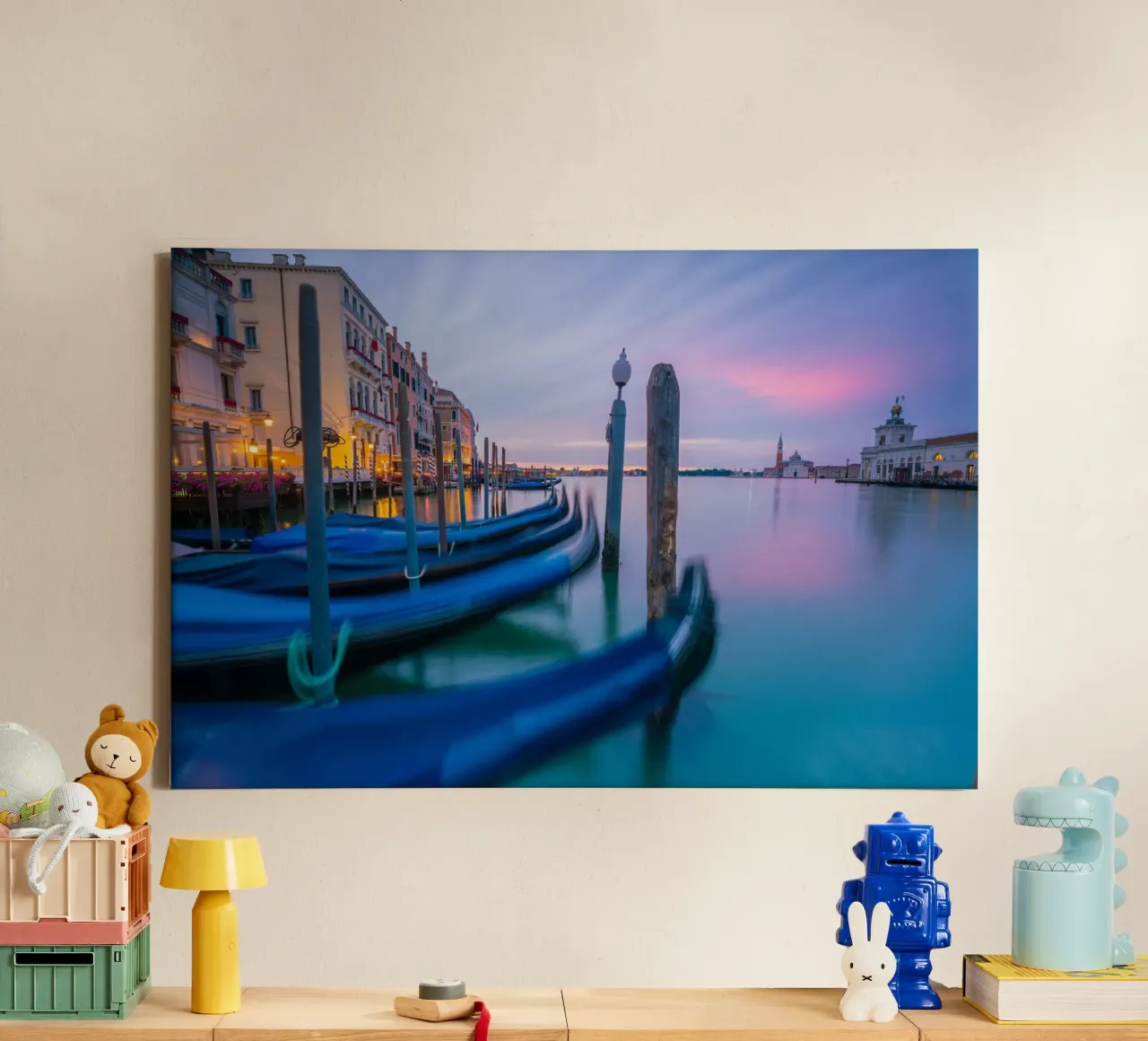 Venezia di velluto tela con Cornice a cassetta da PhotoVibe Decor