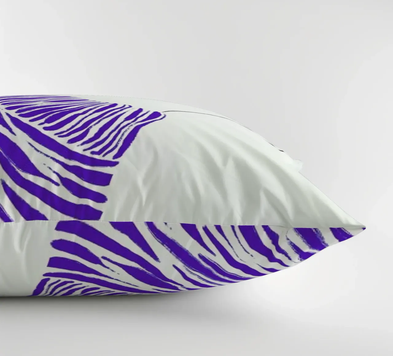 Waves in Silk decorative cushion by Graphite