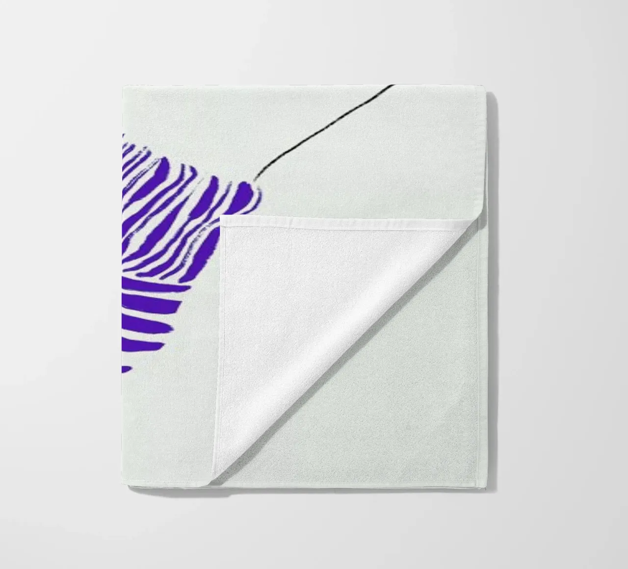 Waves in Silk beach towel by Graphite