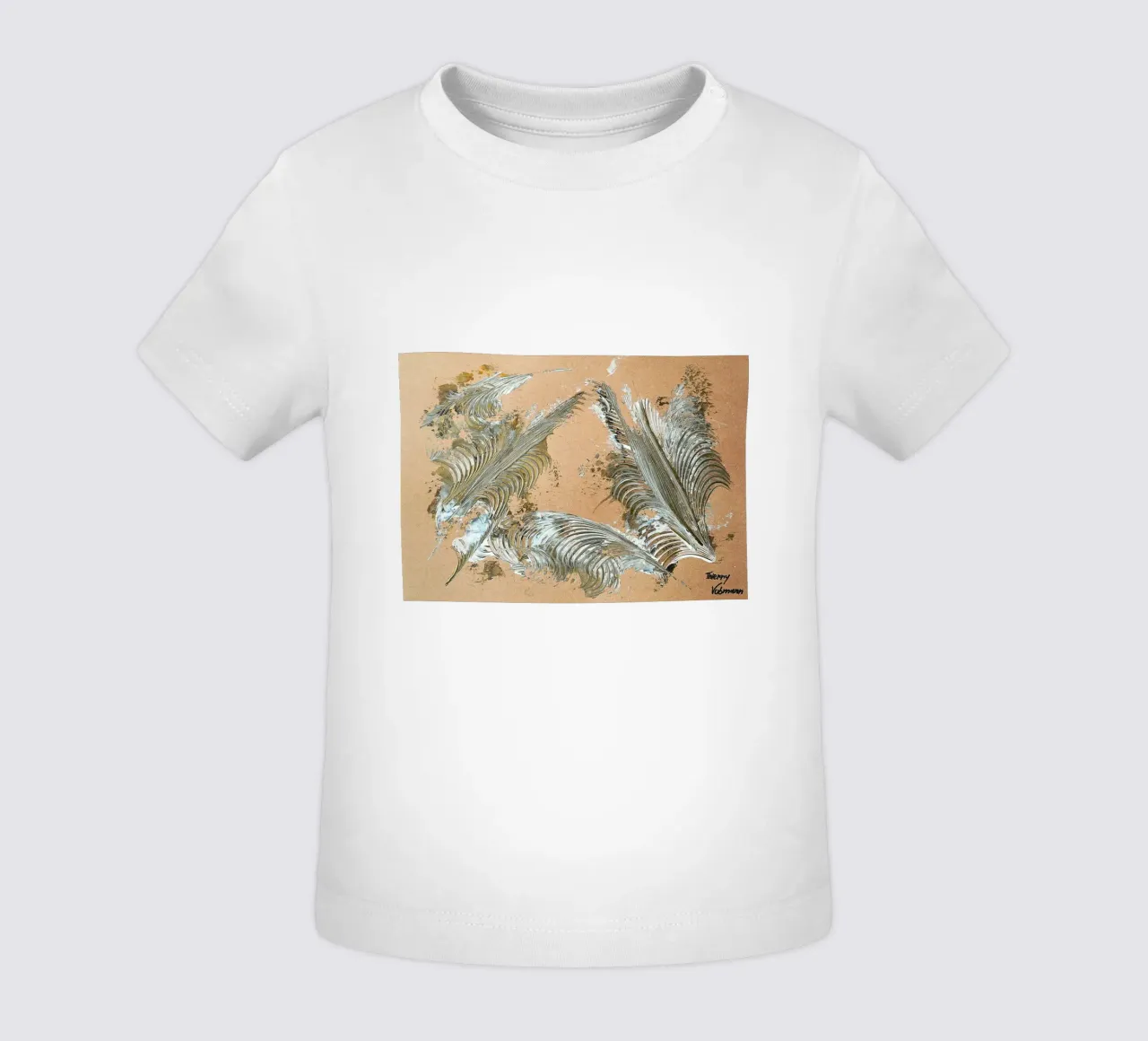 MESSAGE FROM THE HEART 33 maglietta neonato da Thierry Vobmann Abstract painting