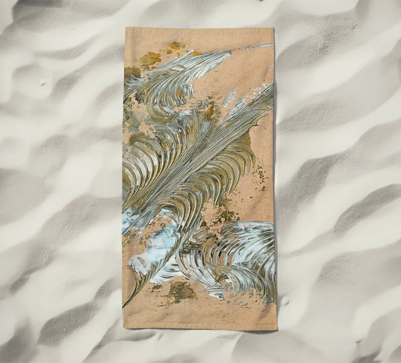 MESSAGE FROM THE HEART 33 telo mare da Thierry Vobmann Abstract painting