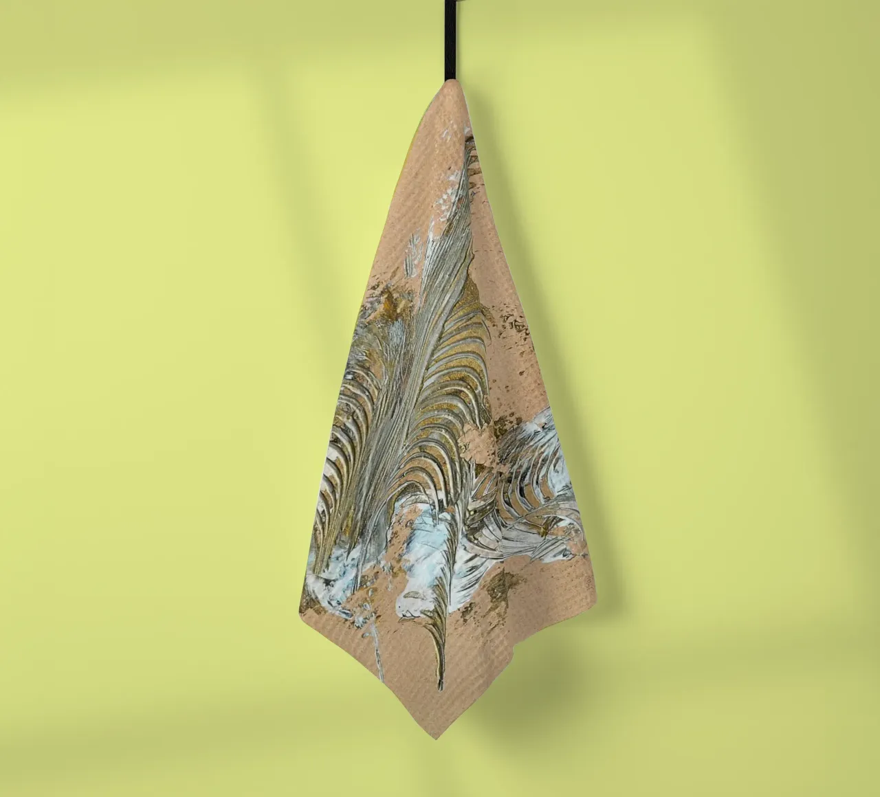 MESSAGE FROM THE HEART 33 canovaccio da cucina da Thierry Vobmann Abstract painting