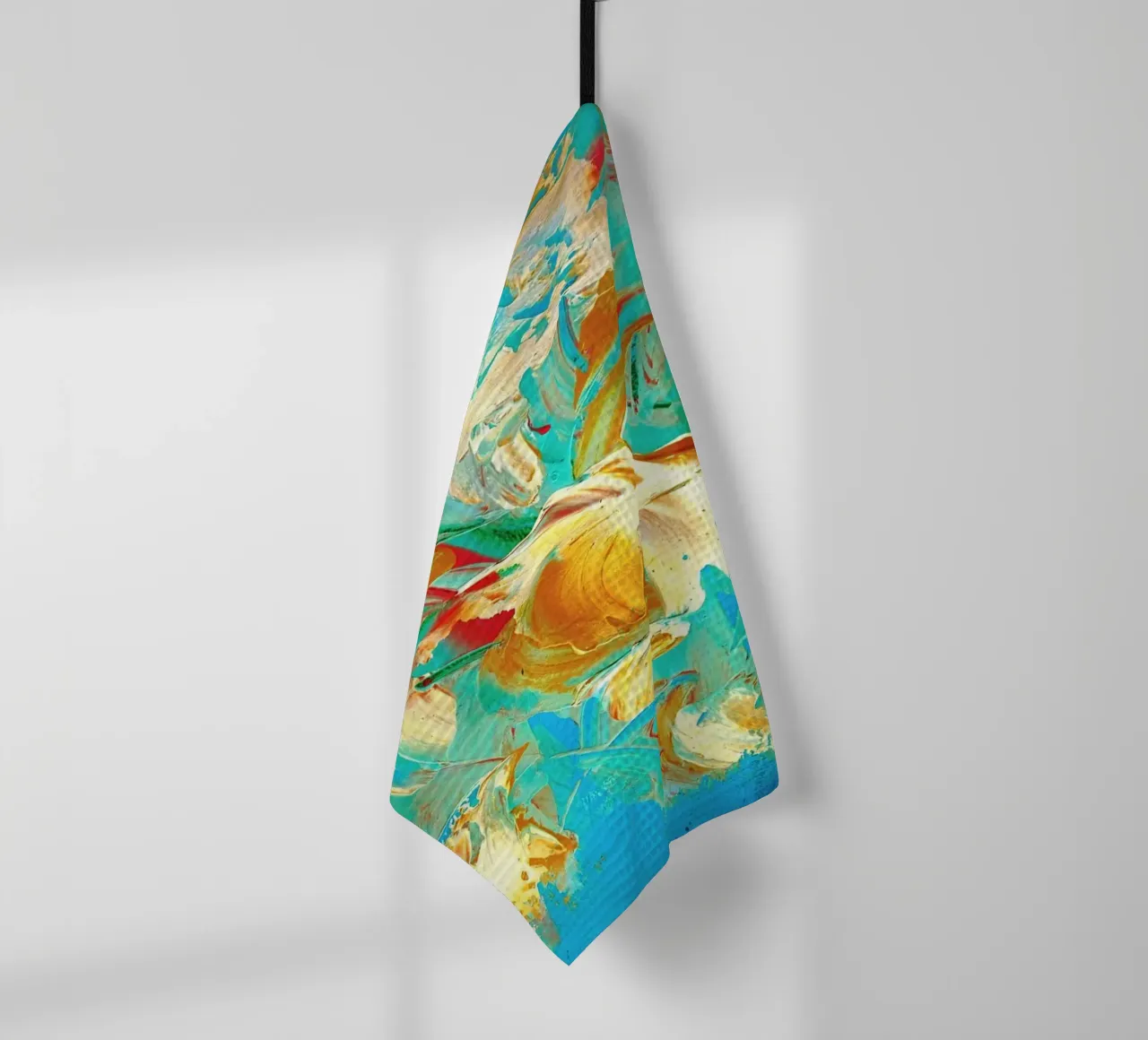 IDEAL GIFT 19 invers tea towel by Thierry Vobmann Abstract painting