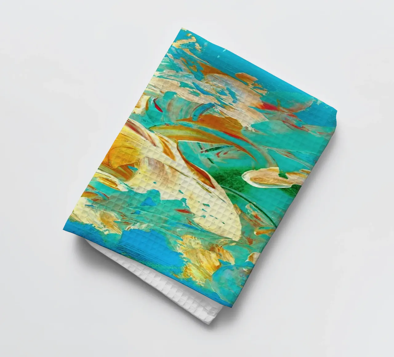 IDEAL GIFT 19 invers tea towel by Thierry Vobmann Abstract painting