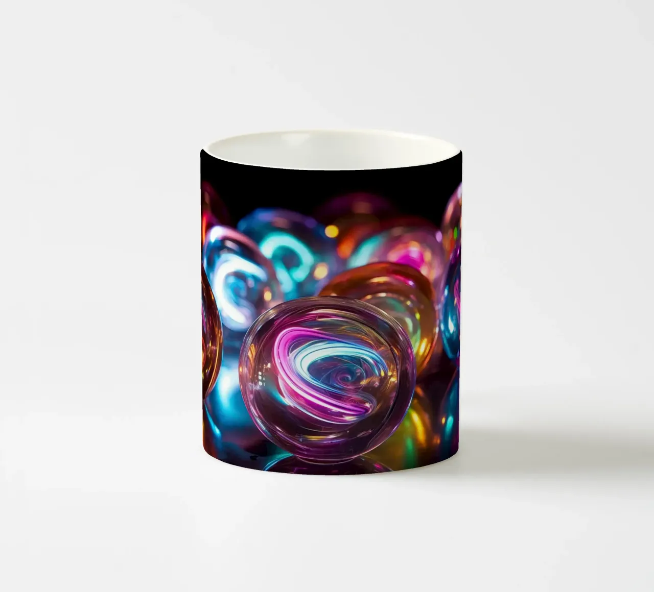 Biglie al neon tazza in ceramica da Imagine