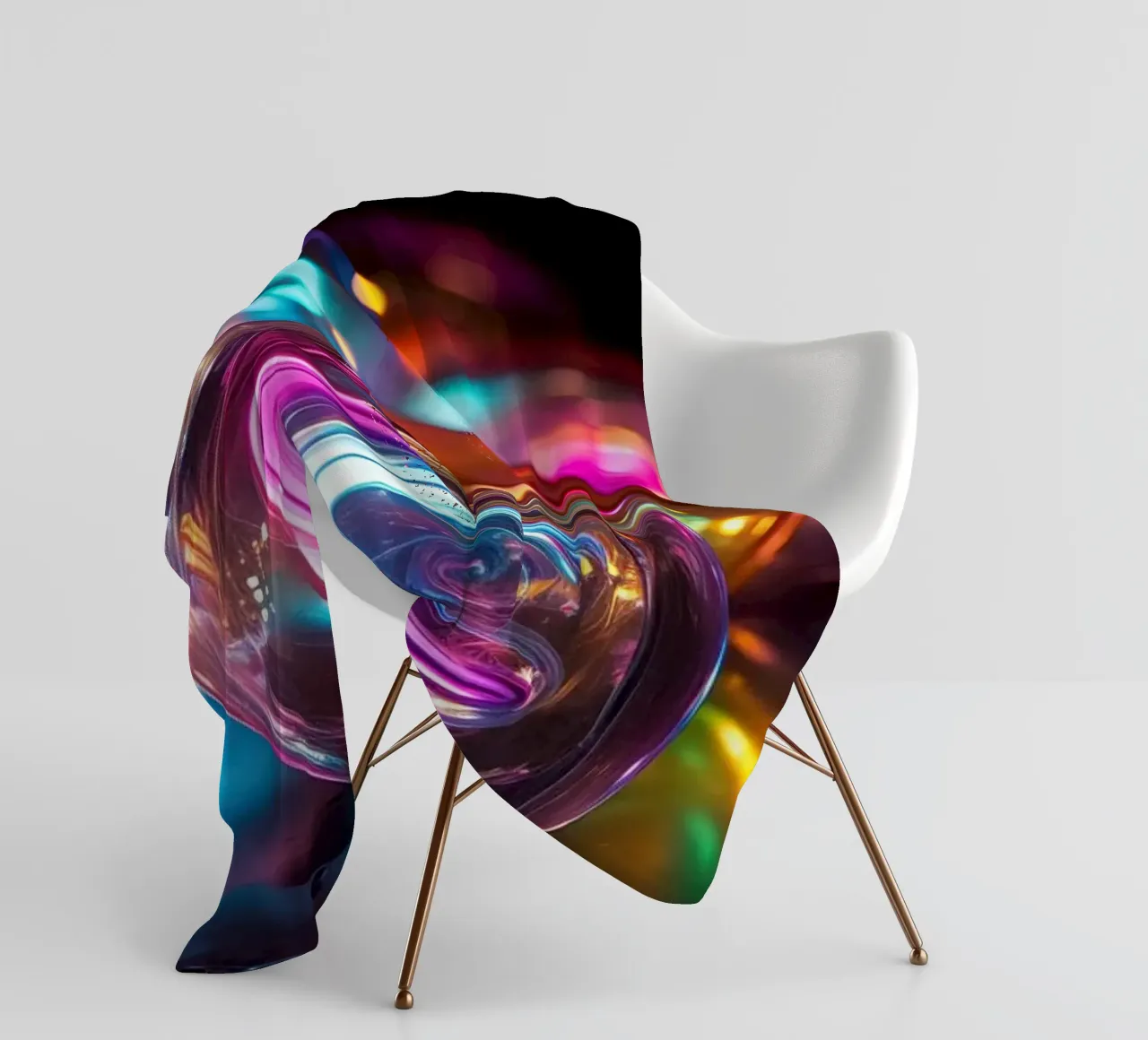 Biglie al neon coperta in pile da Imagine
