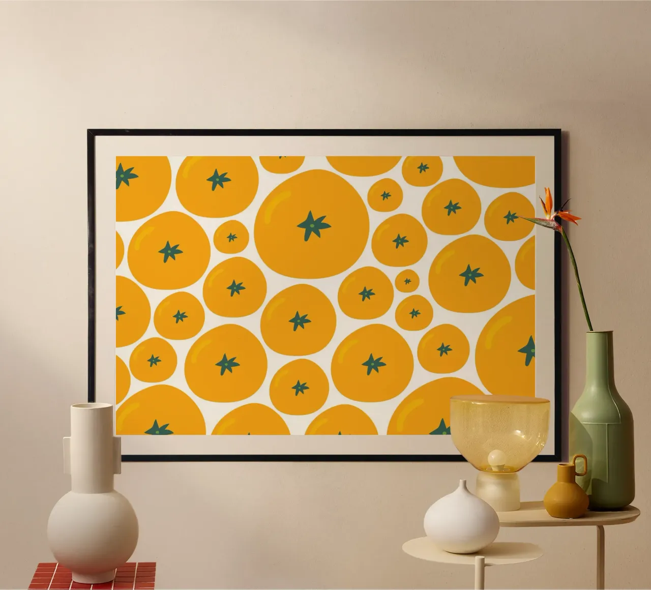 Orange Fruit Sweet Hahnemühle von galihstudio