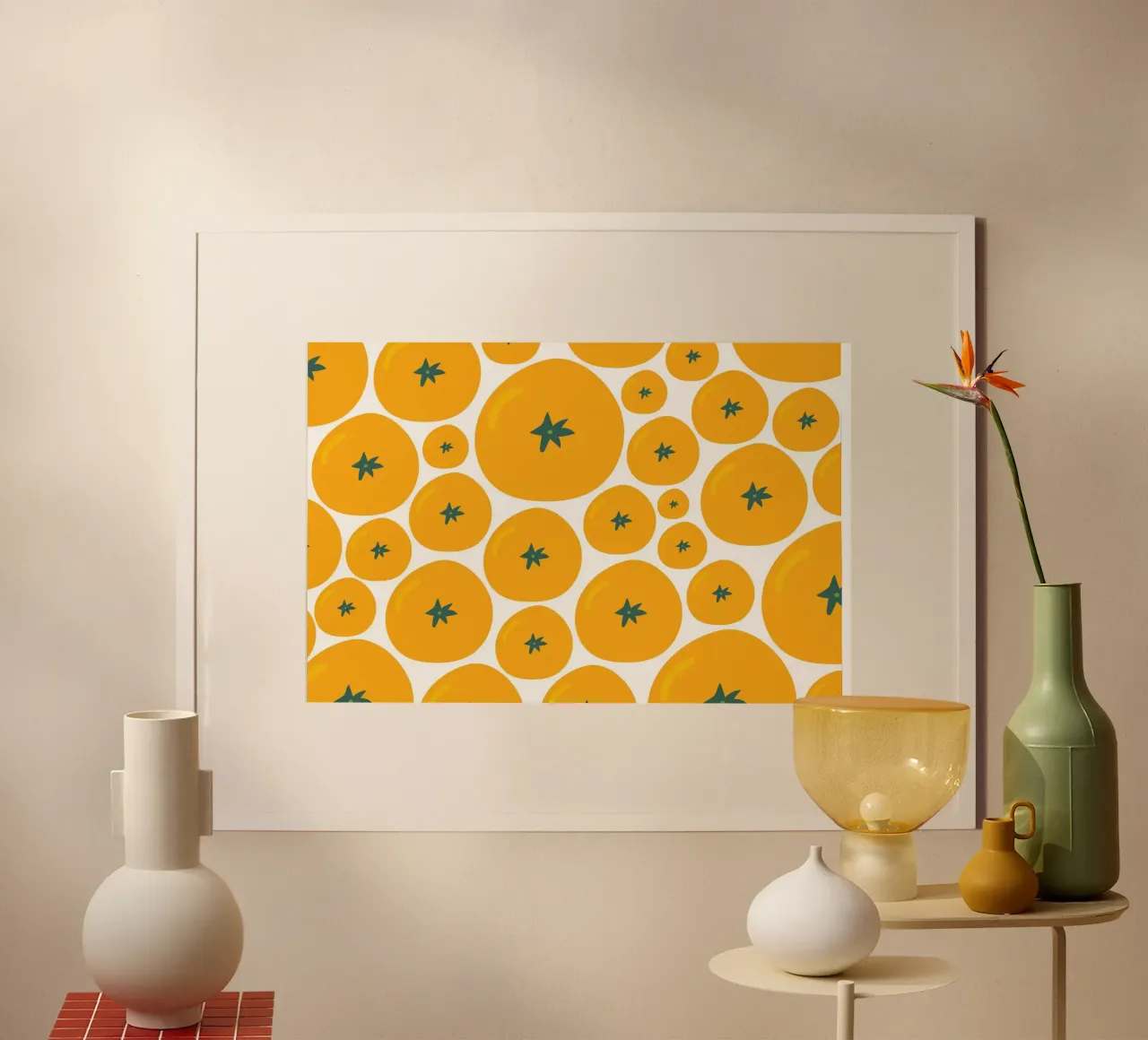 Orange Fruit Sweet Hahnemühle von galihstudio