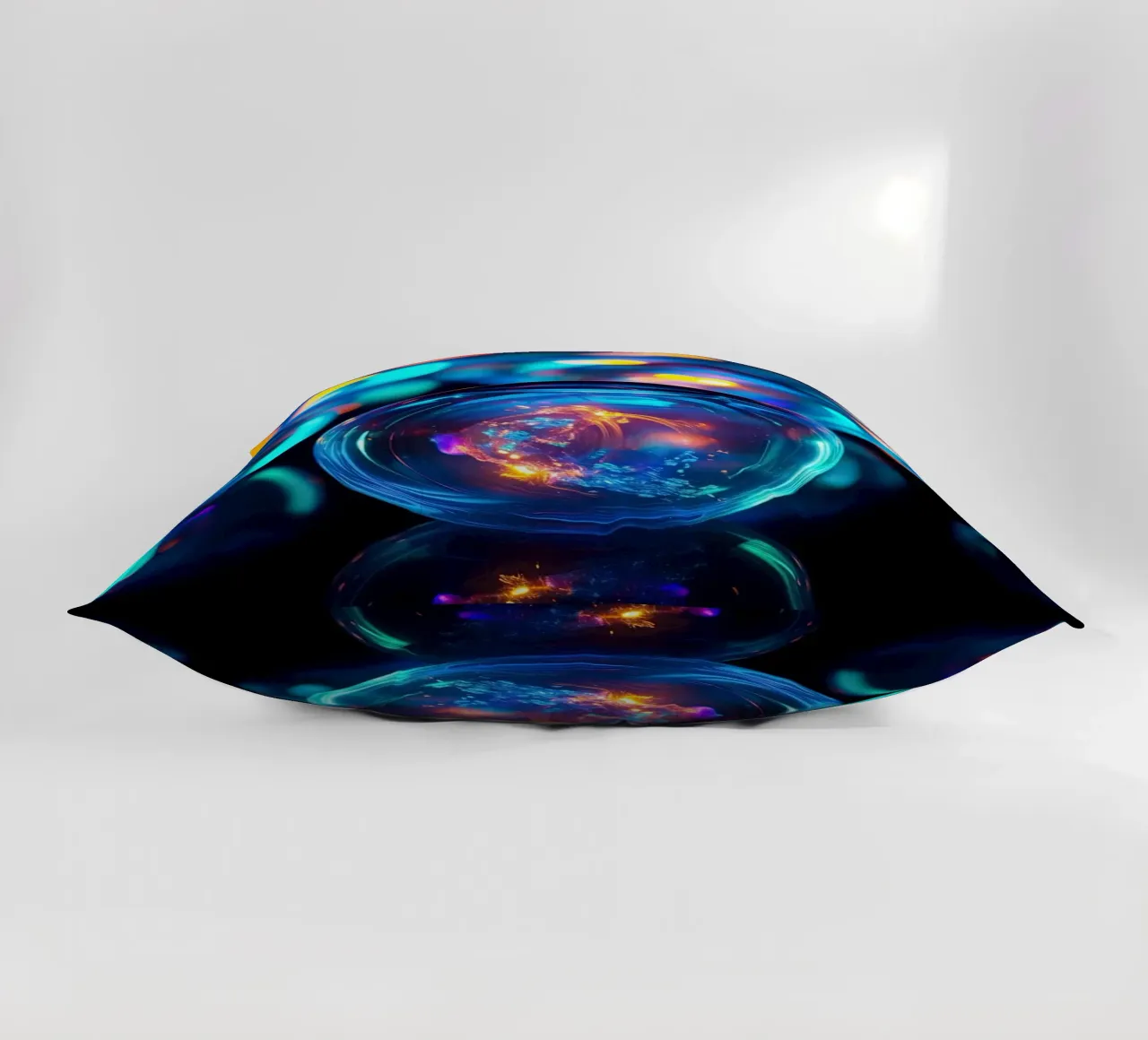Marmo di vetro con luce al neon cuscino da Imagine