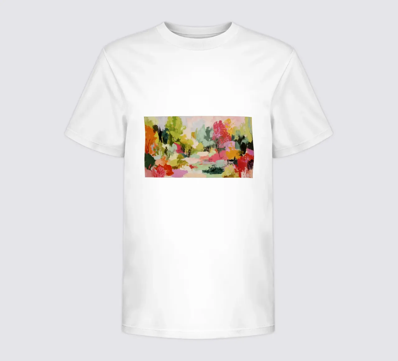 Dynamische bunte Woodland-Baum-Szene Kinder T-Shirt von Modern Muse