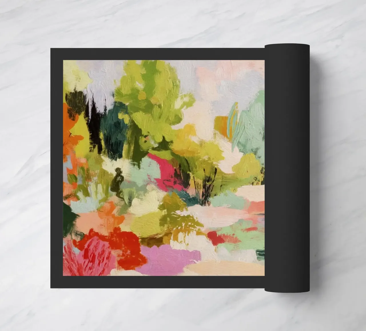 Scena dinamica e colorata di alberi del bosco zerbino da Modern Muse