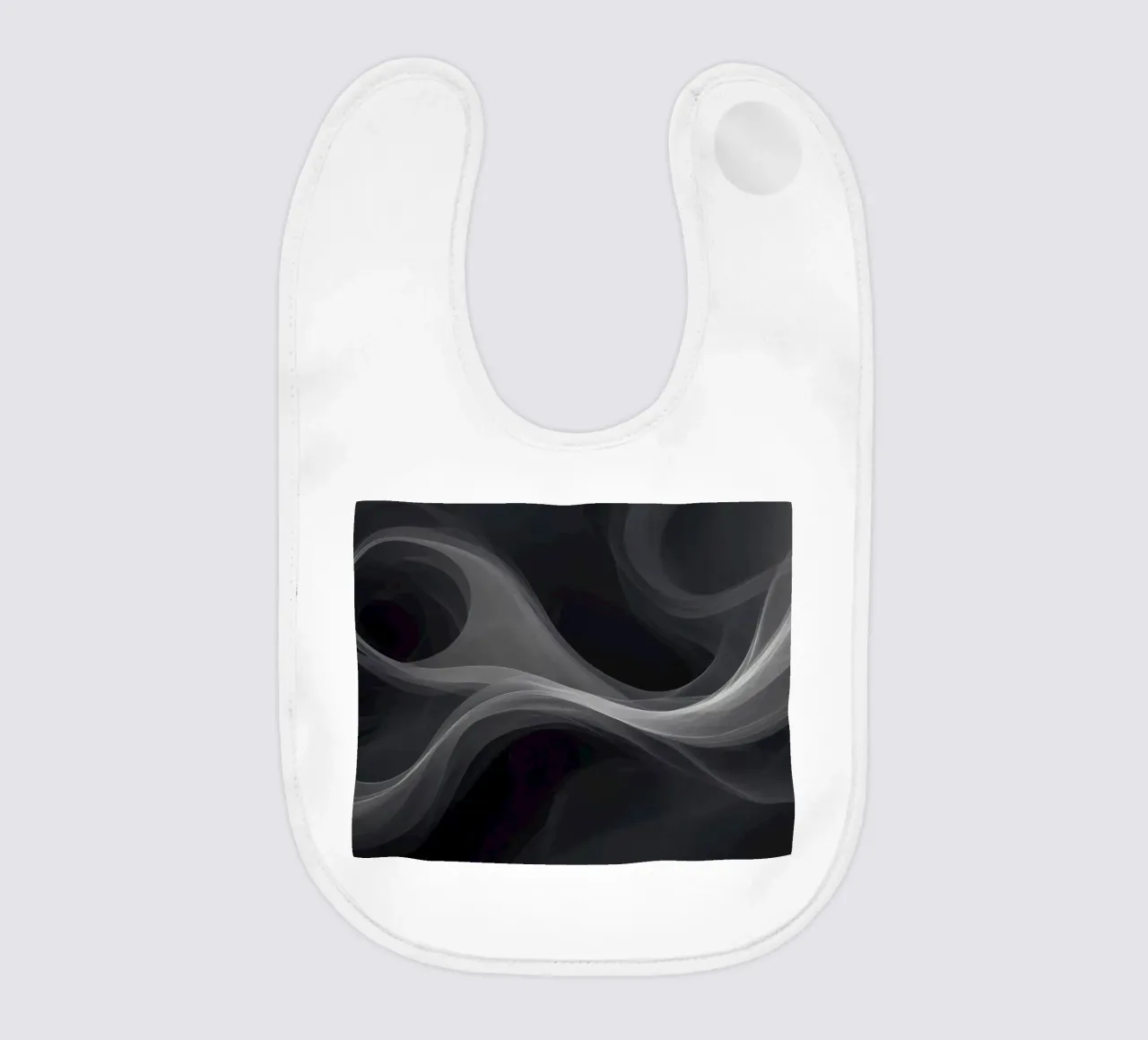 Vortici dinamici di fumo creano uno sfondo astratto per il mondo del lavoro. bavaglino da DesignDoodle