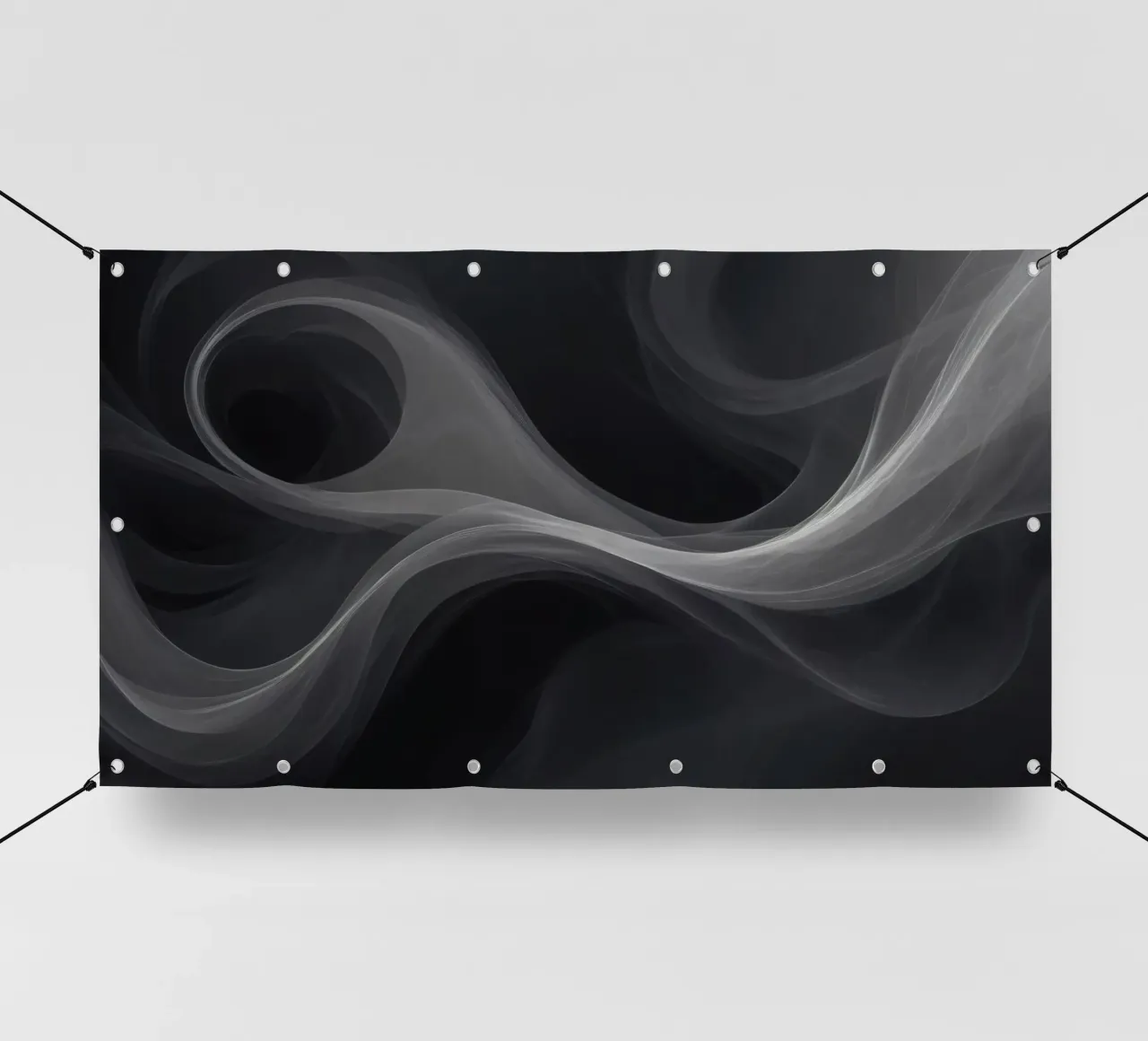 Dynamic swirls of smoke create an abstract background for mo pvc cover by DesignDoodle