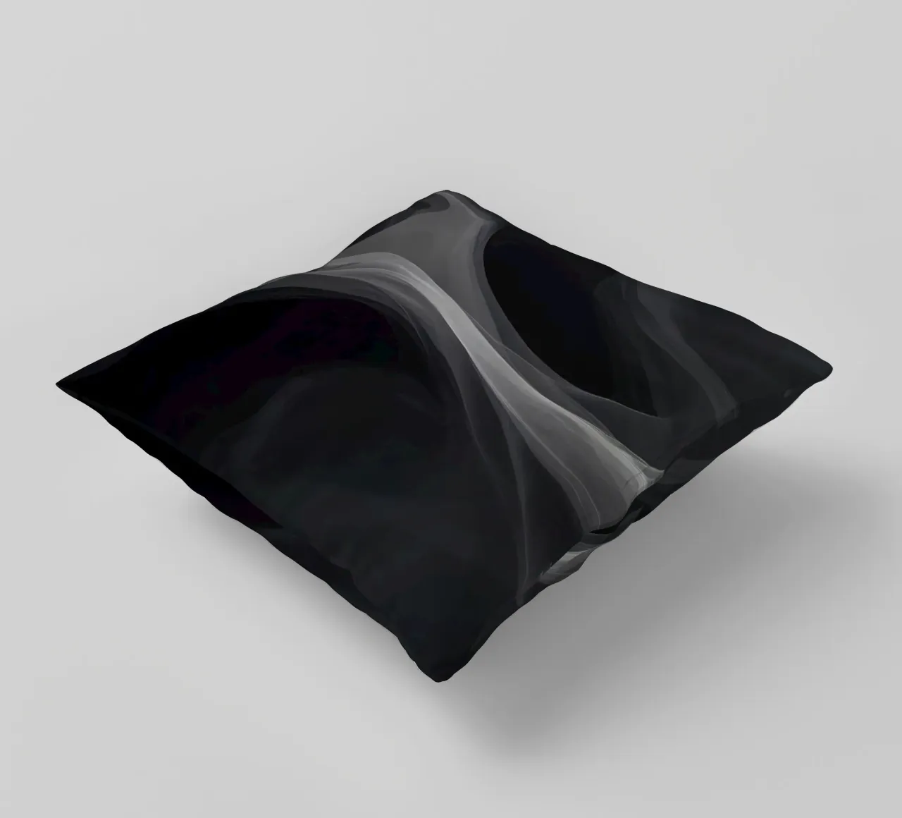 Des tourbillons de fumée dynamiques créent un arrière-plan abstrait pour le mo coussin de DesignDoodle