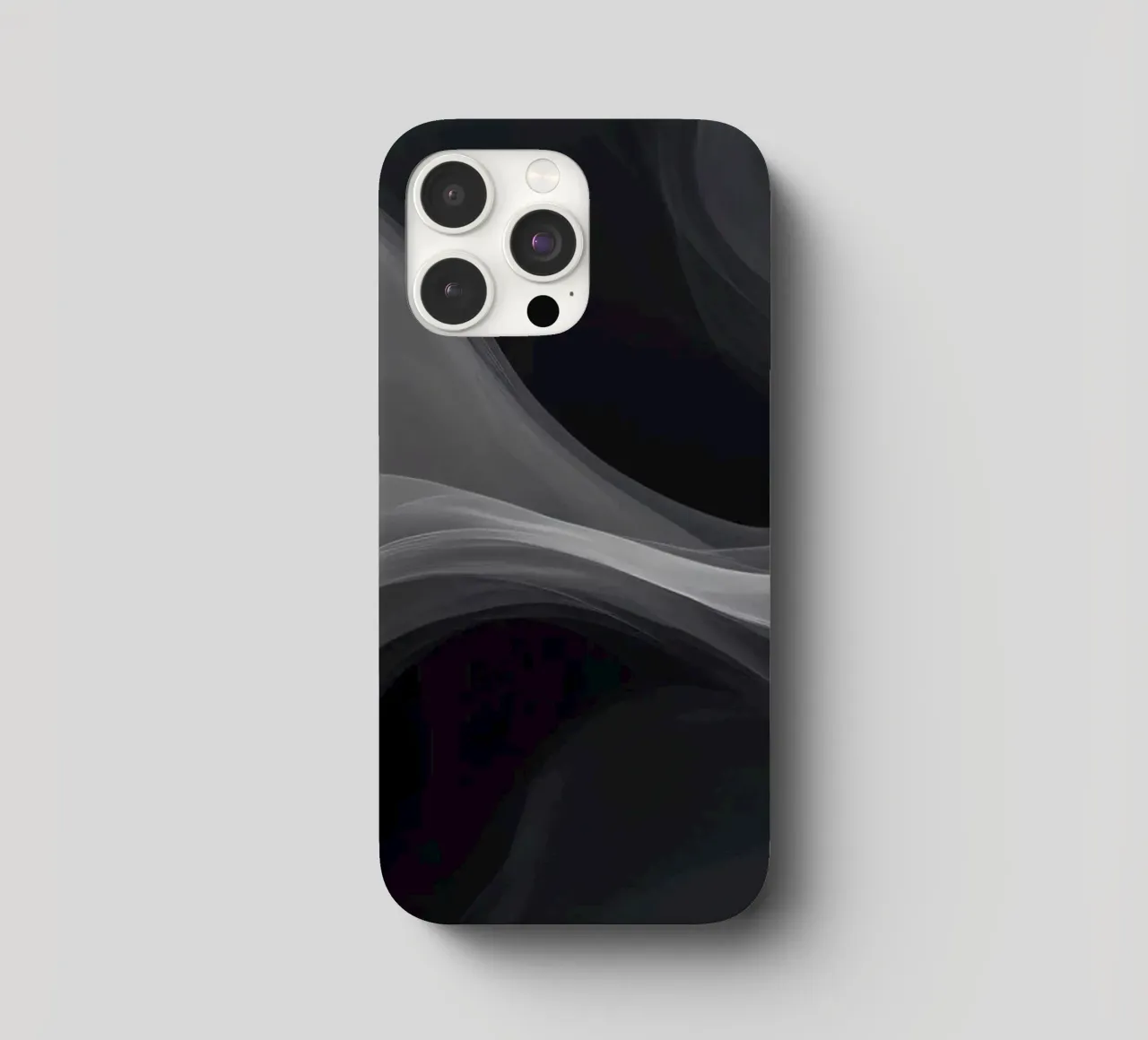 Des tourbillons de fumée dynamiques créent un arrière-plan abstrait pour le mo coque iphone de DesignDoodle